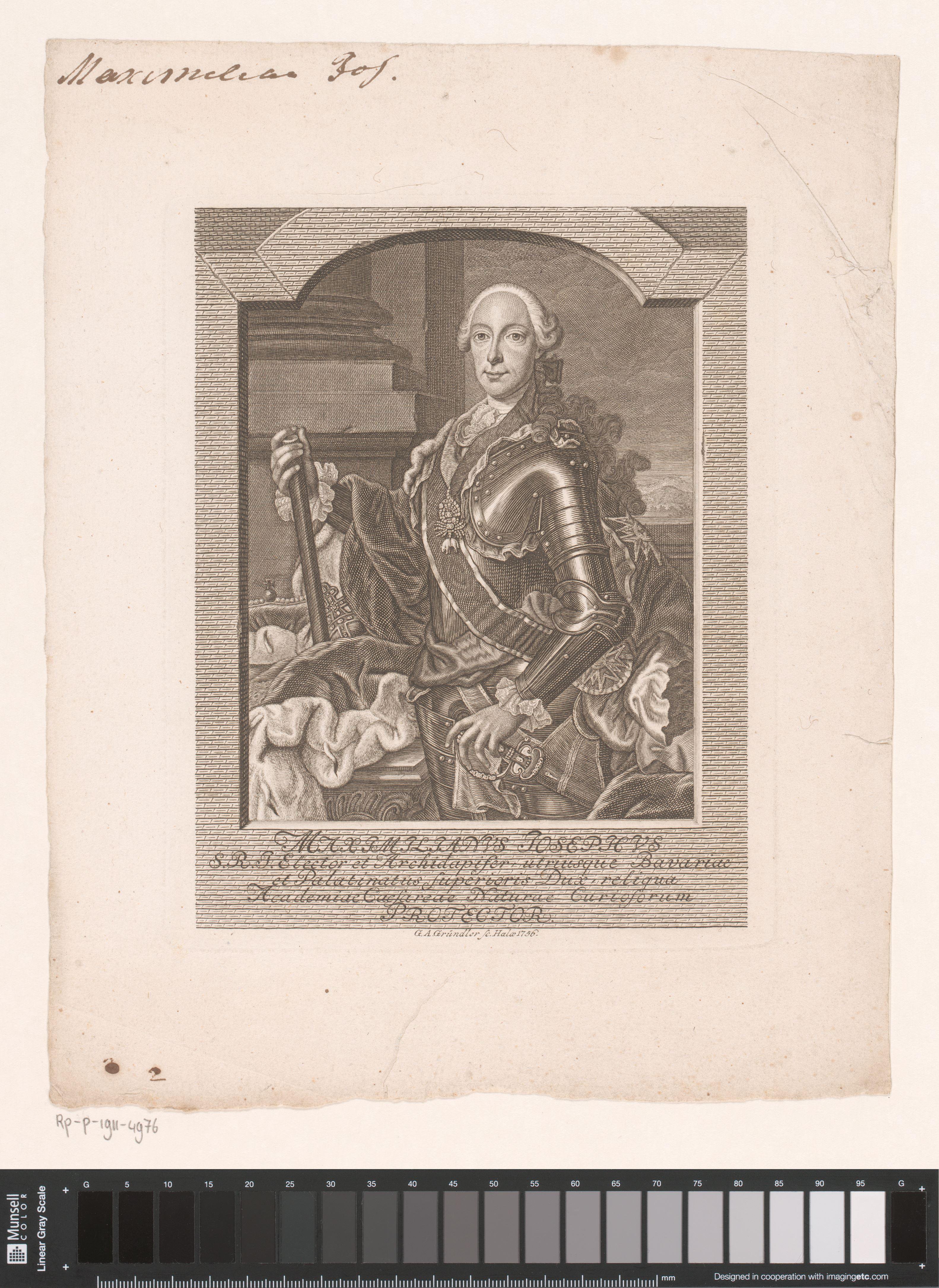 Portret van Maximiliaan III Jozef van Beieren