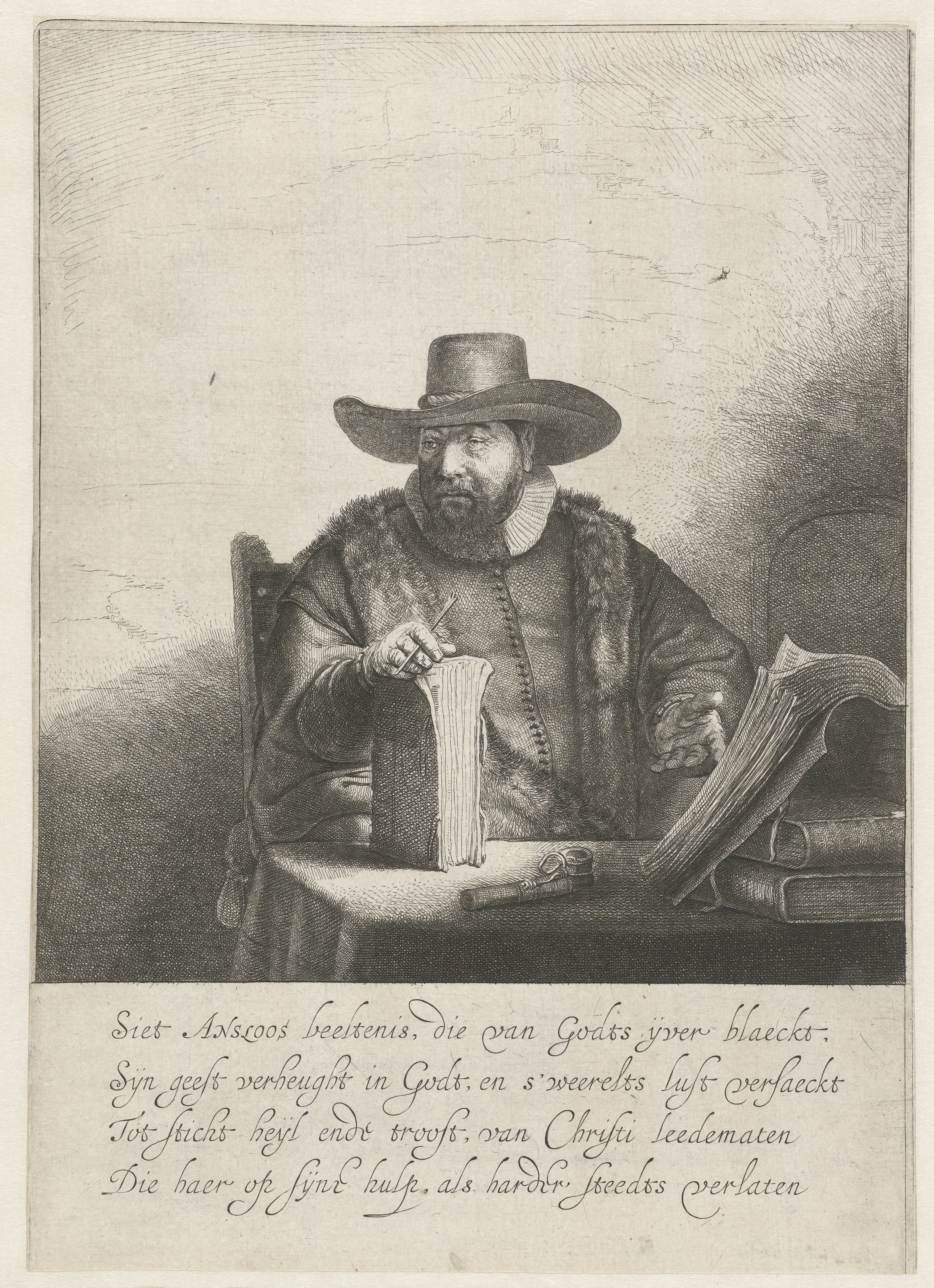Cornelis Claesz. Anslo, preacher