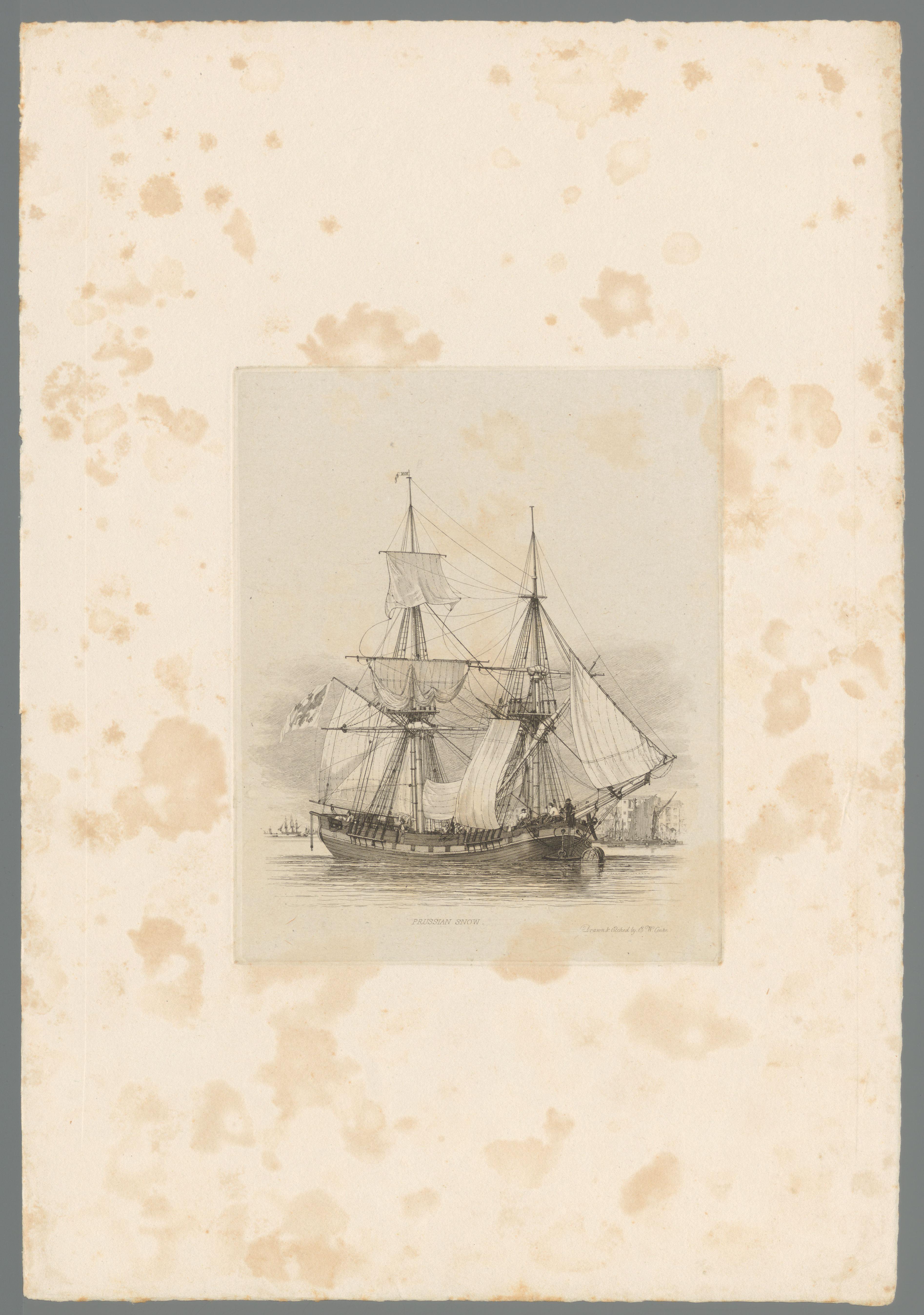 Snauwschip in de Theems