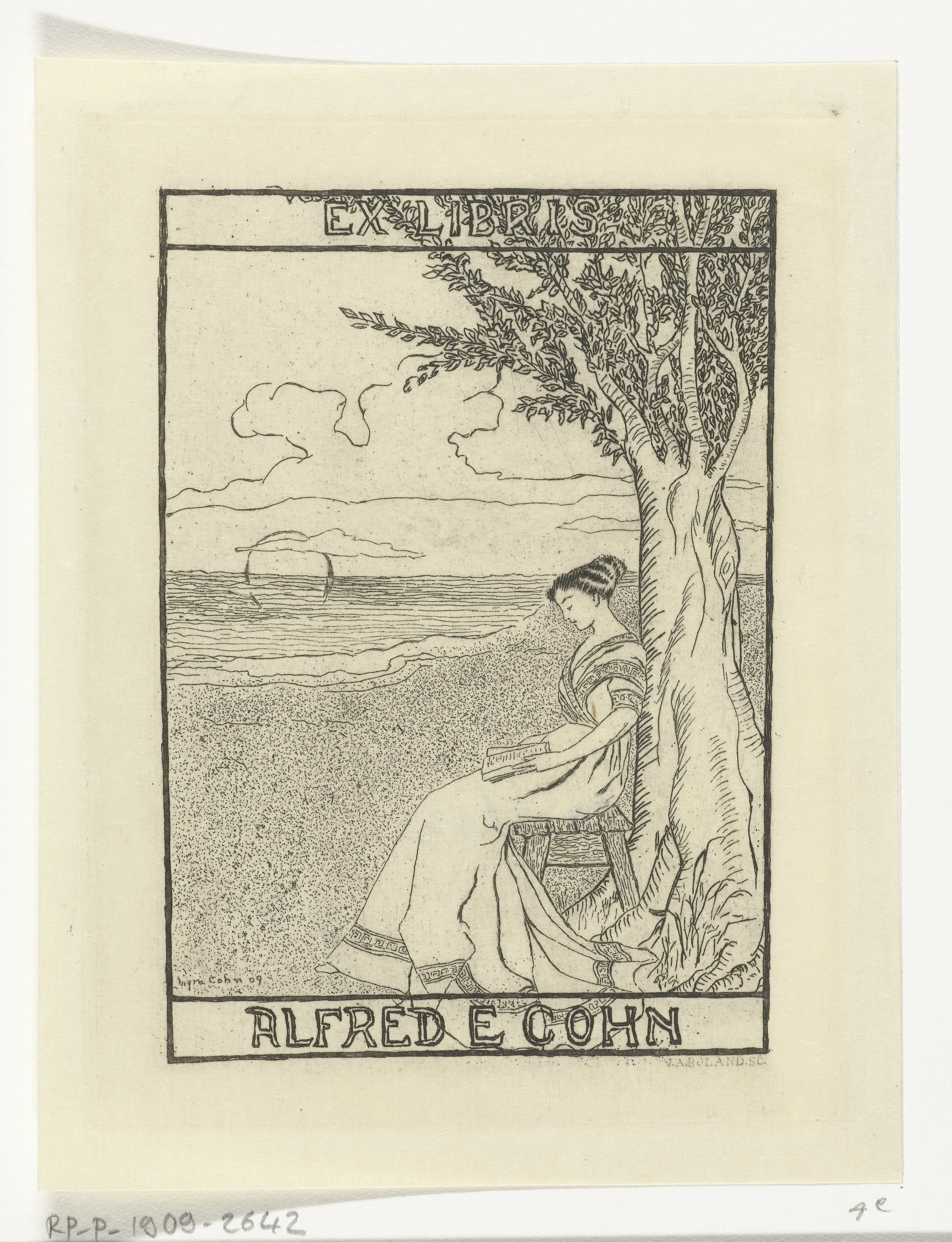 Ex libris van Alfred E. Cohn