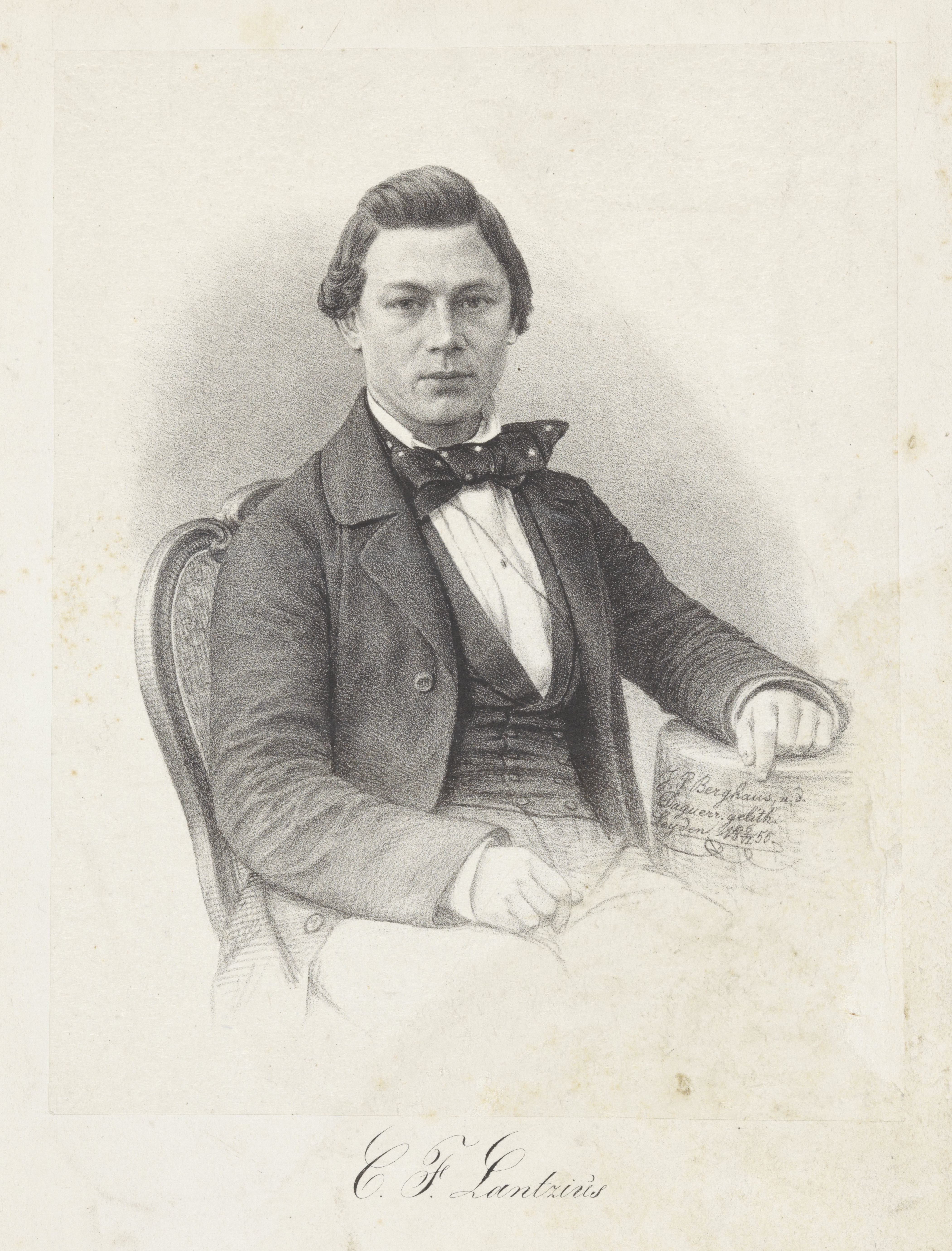 Portret van C.F. Lantzius