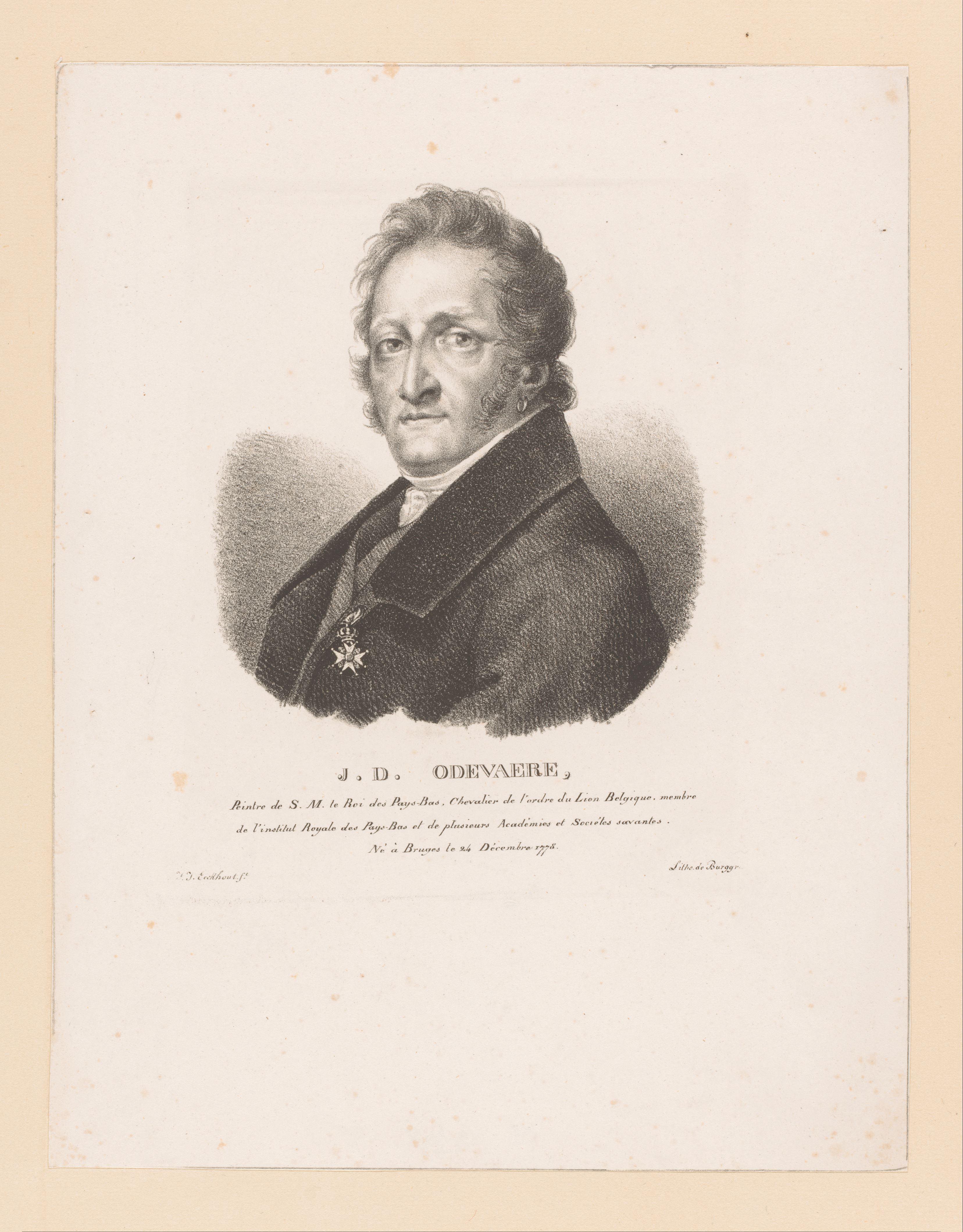 Portret van Joseph-Denis Odevaere