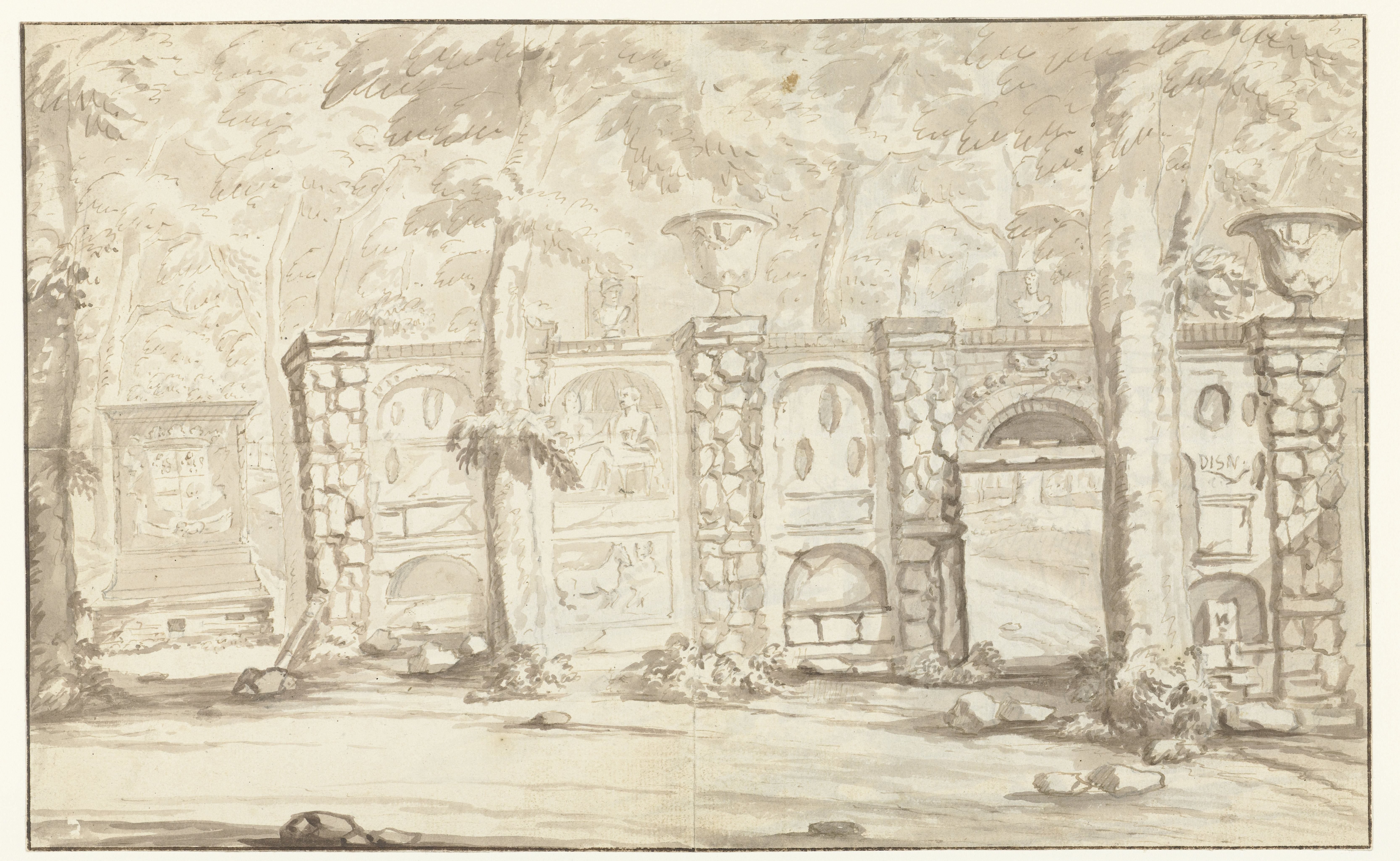 Graftombe van Johan Maurits van Nassau-Siegen en deel van amfitheater