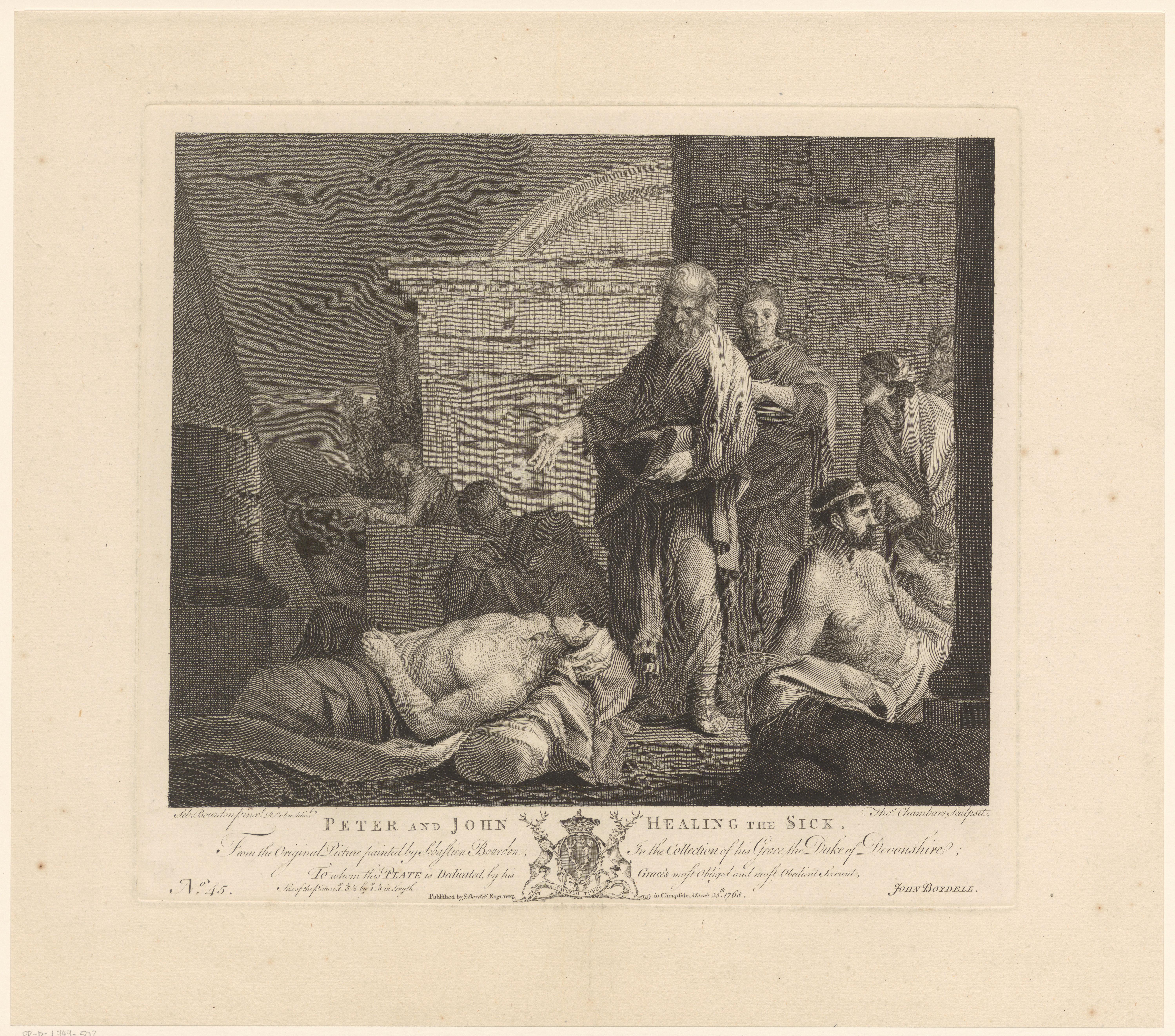 Petrus en Johannes genezen zieken