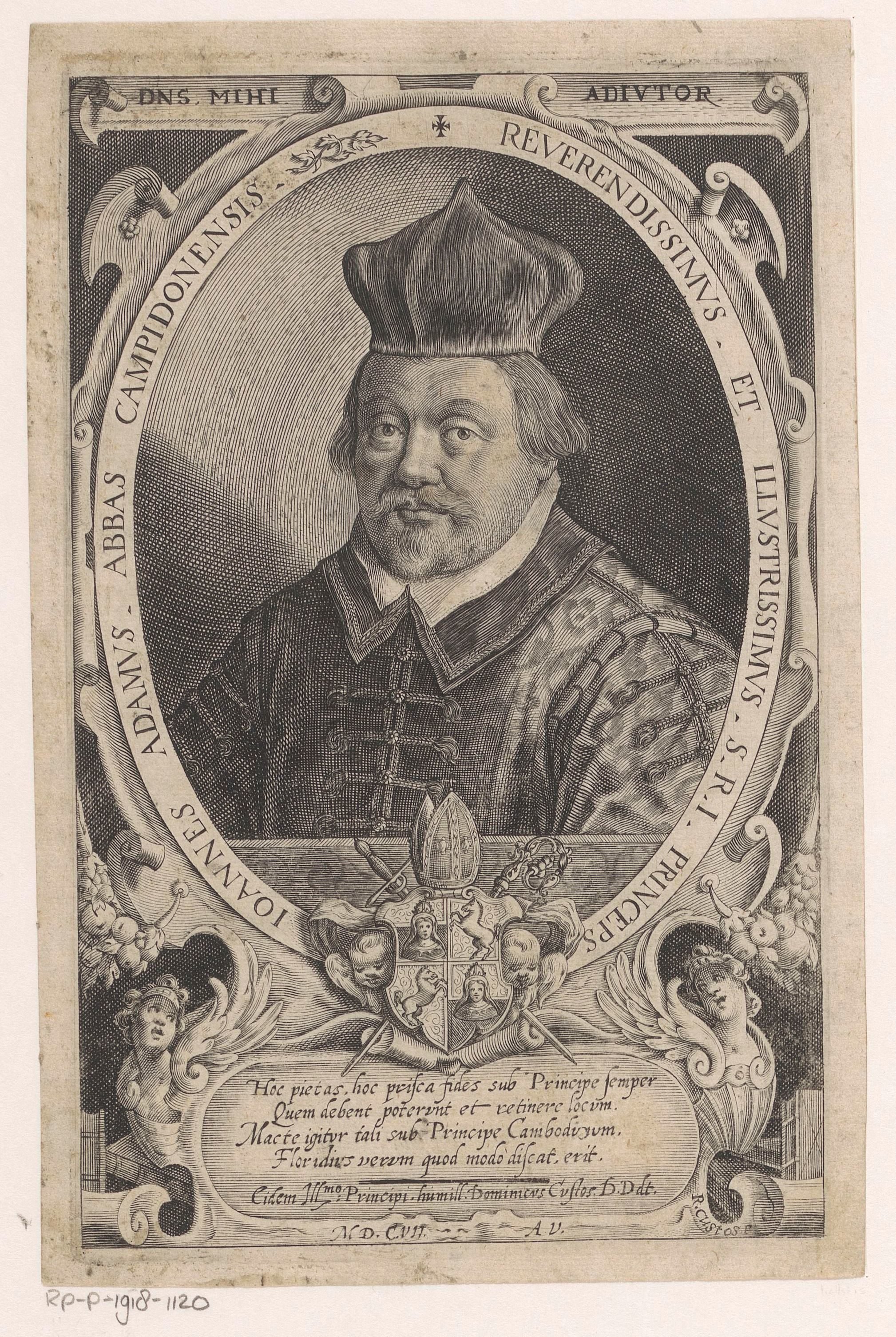 Portret van Johann Adam Renner von Almendingen