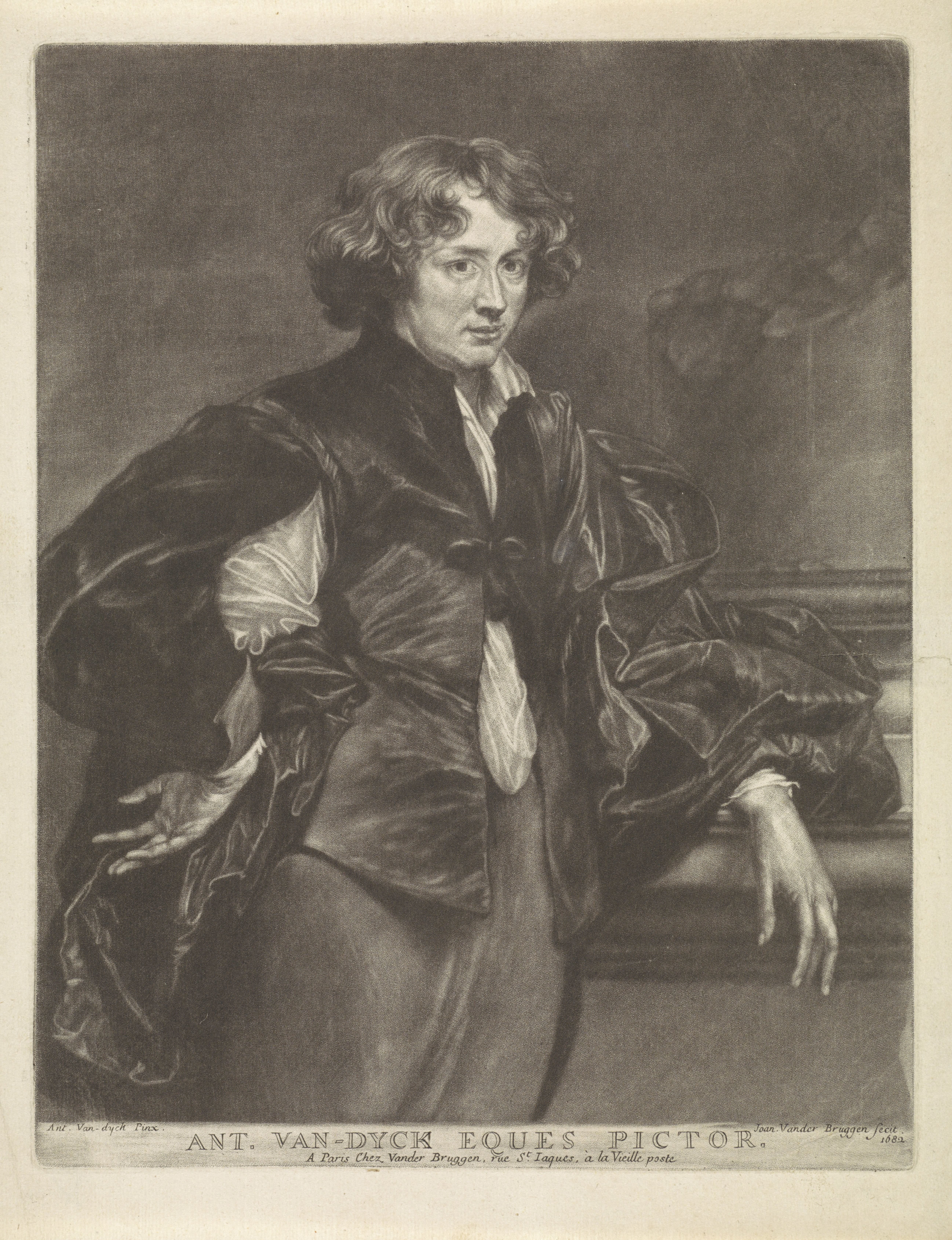 Zelfportret van Anthony van Dyck