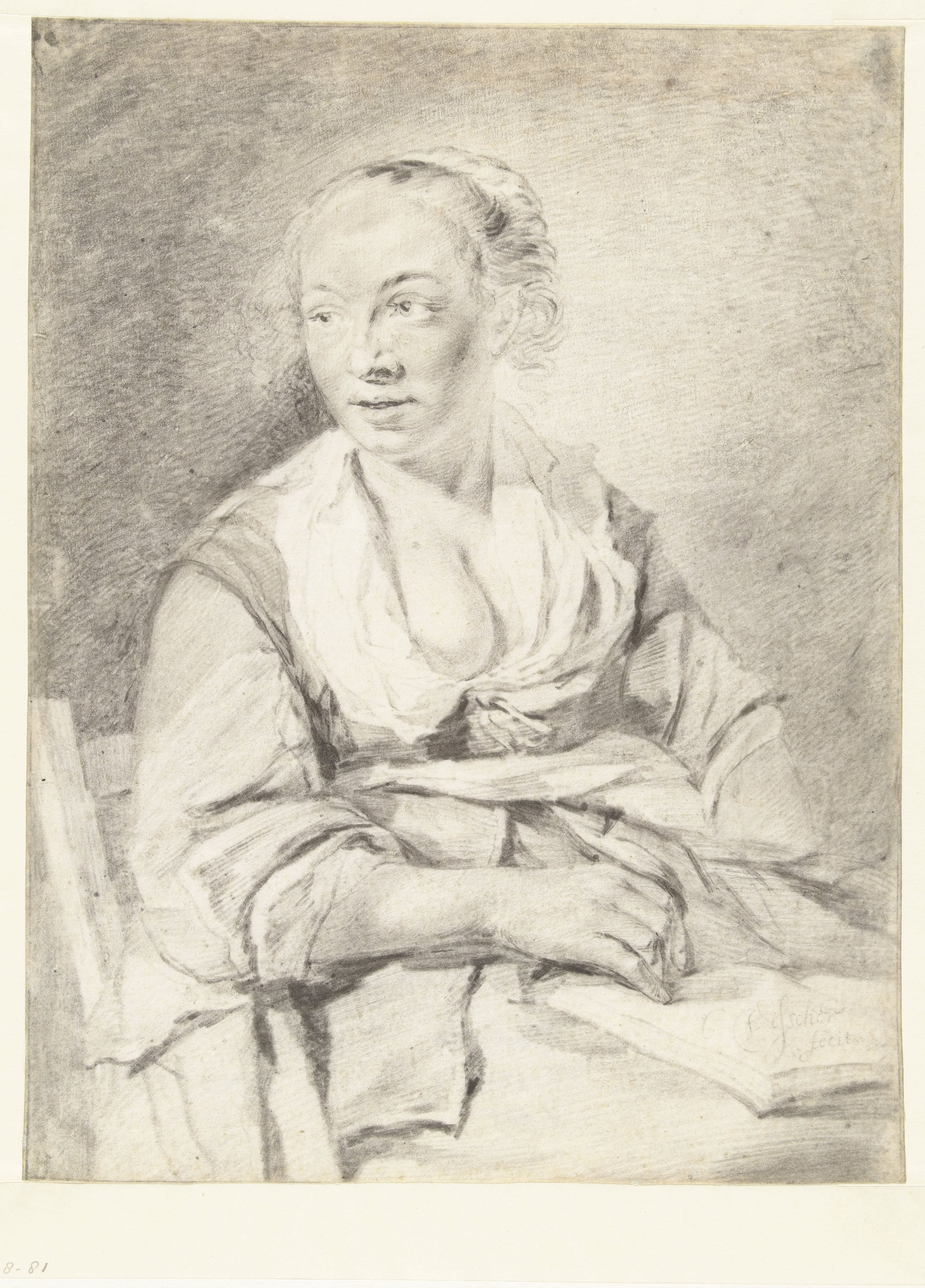 Seated Woman with a Book in her Lap