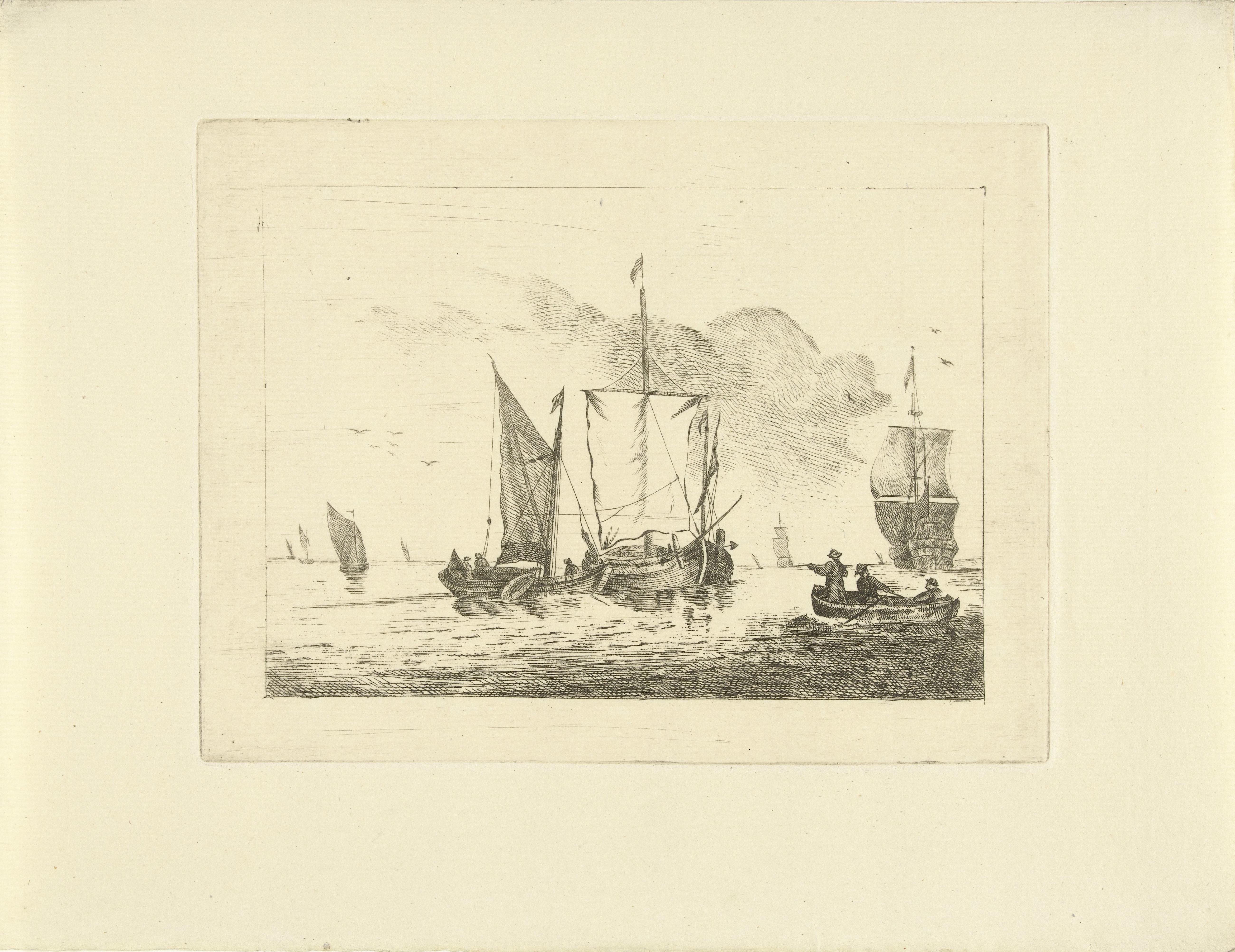 Zeilschepen op zee