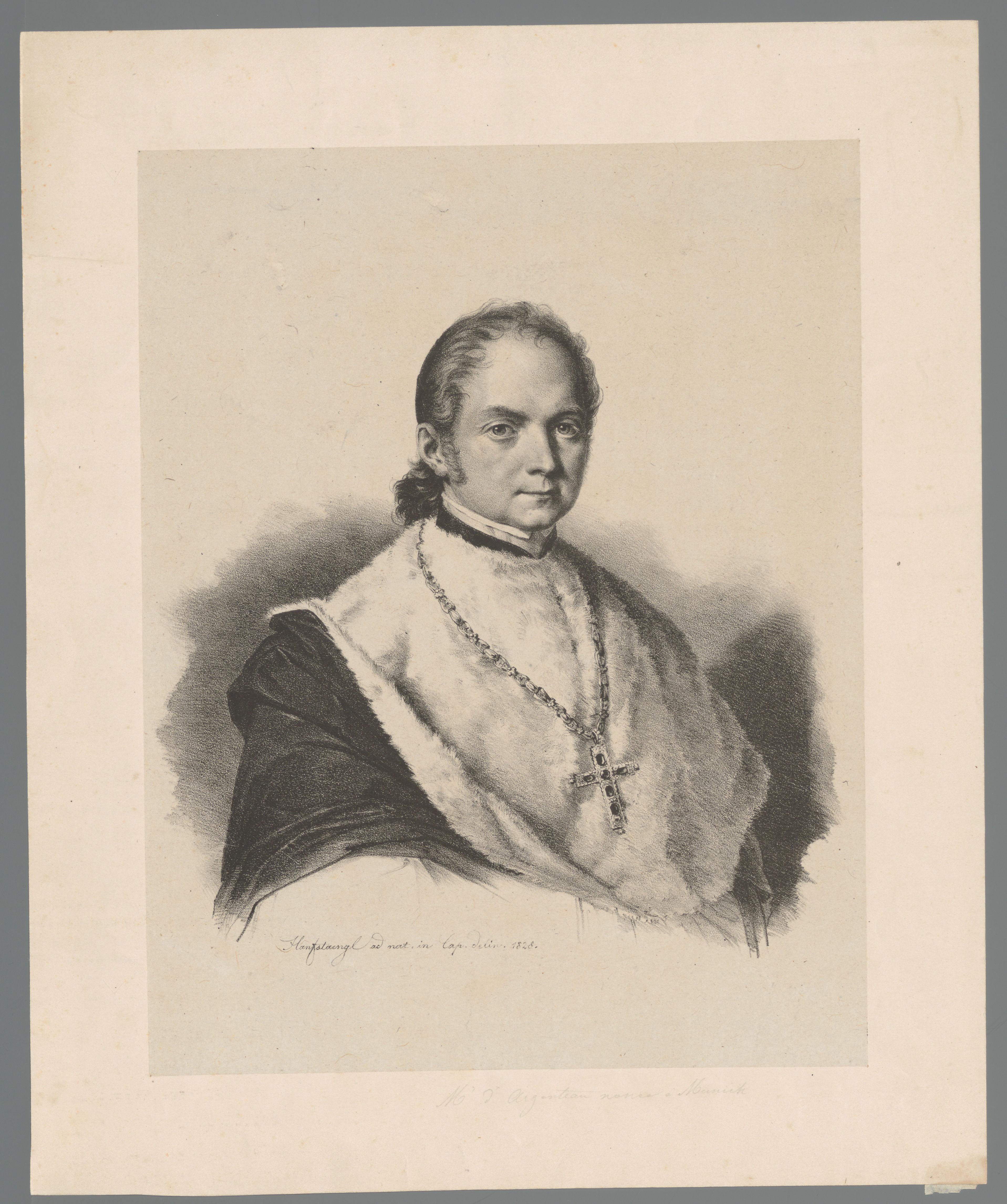 Portret van Charles Joseph Benoit d'Argenteau d'Ochain