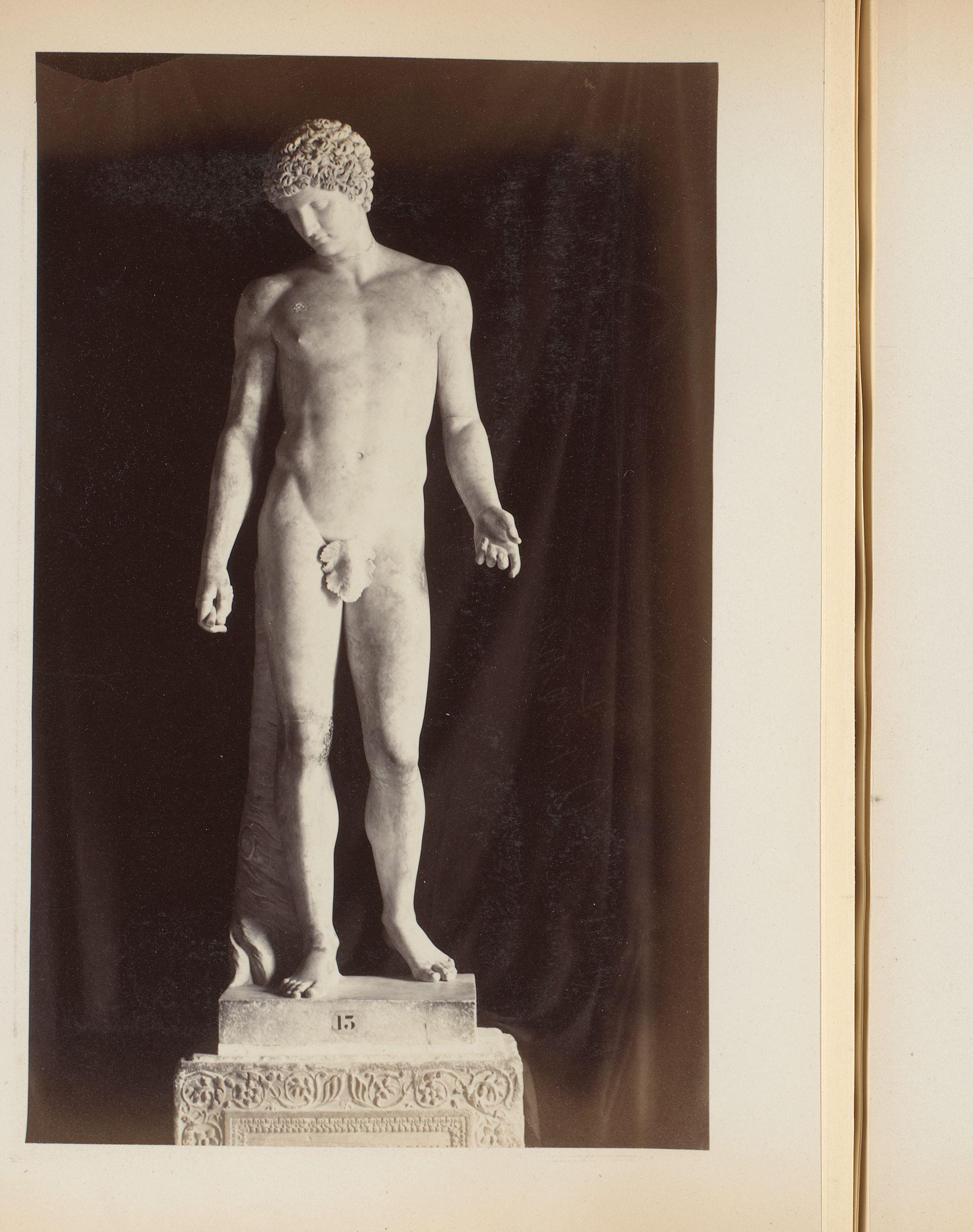 Sculptuur van Antinoüs in de Capitolijnse Musea te Rome, Italië