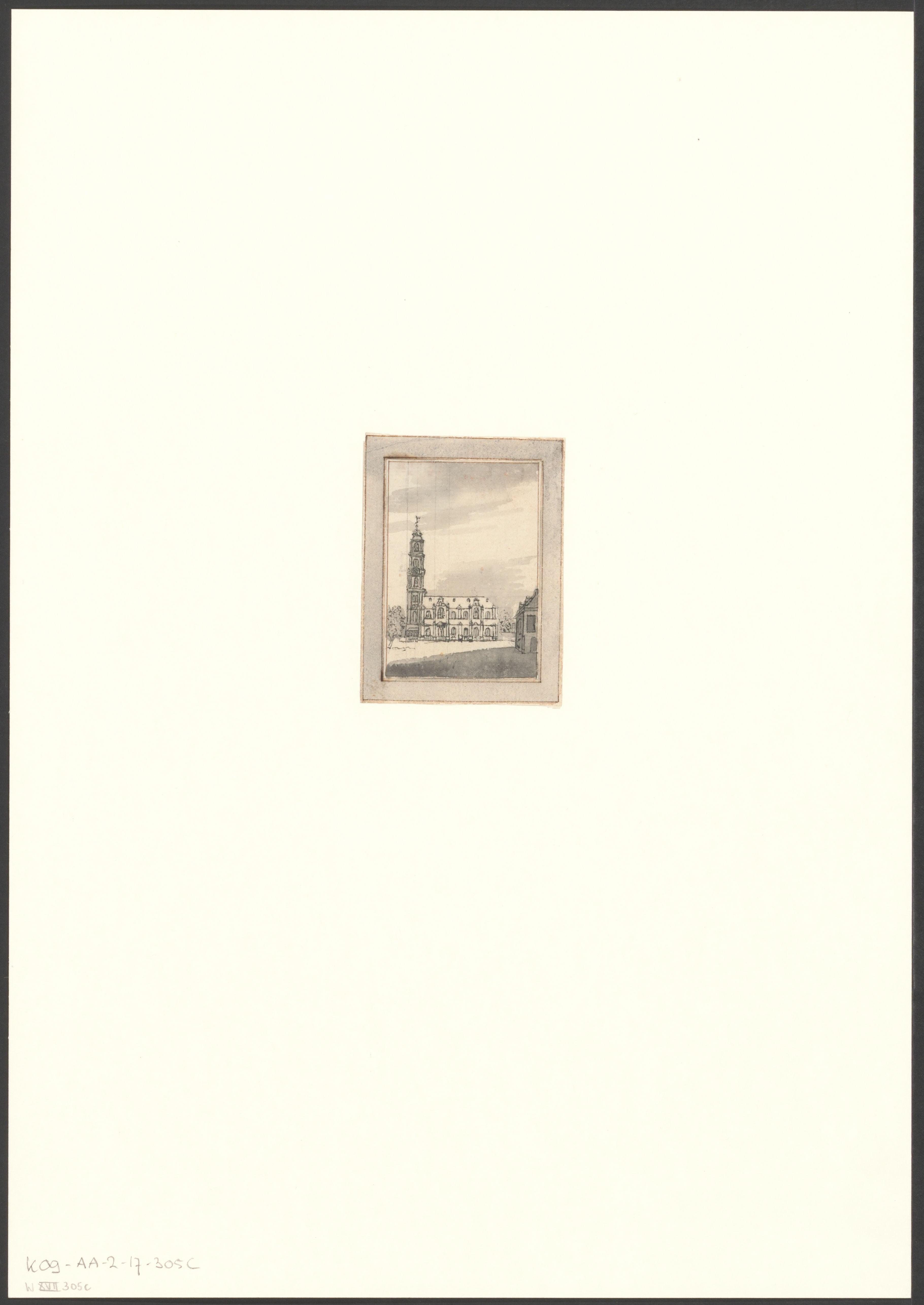 Gezicht op de Westerkerk