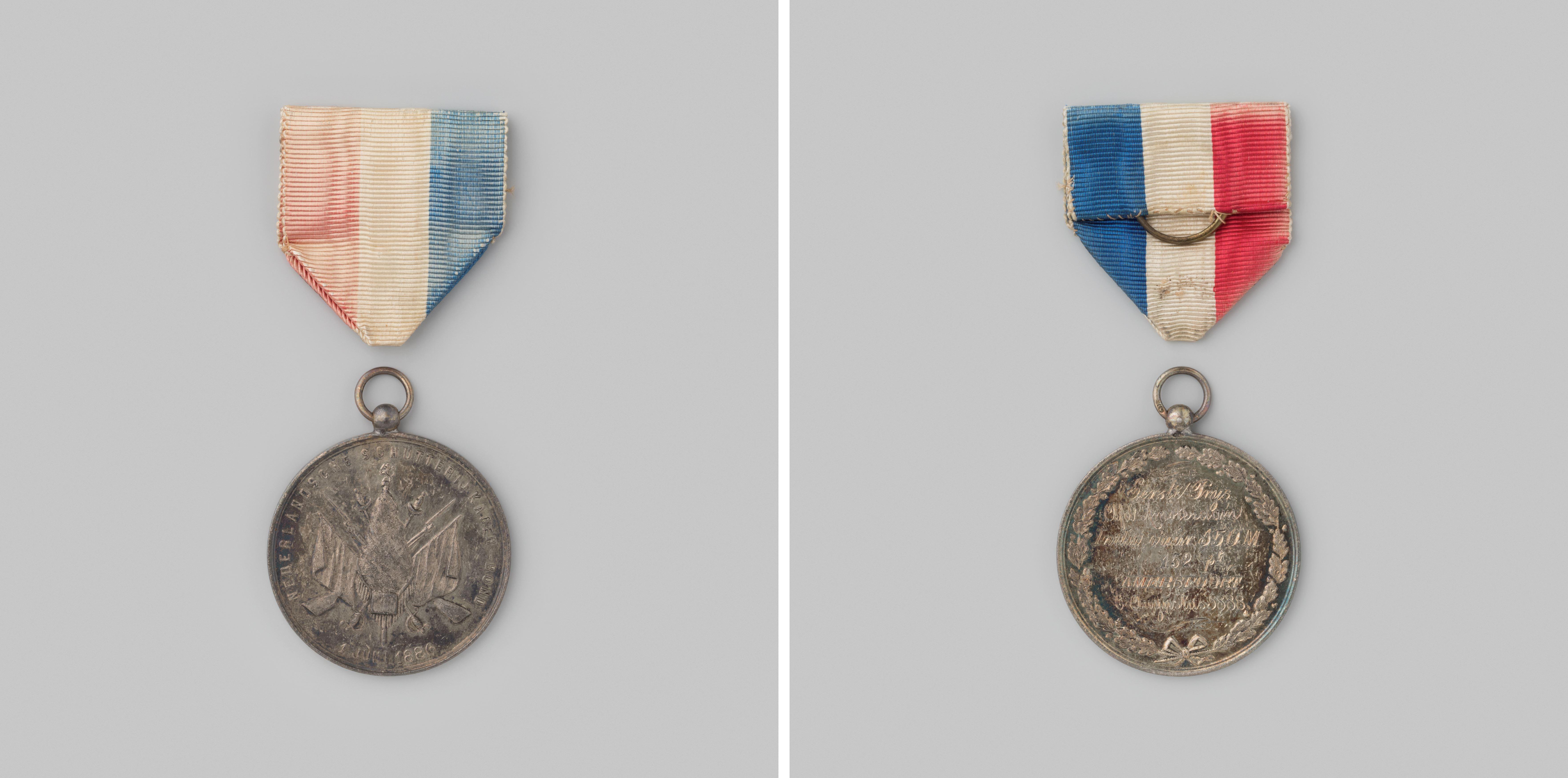 Prijspenning van de Nederlandsche Schutterij Kaderbond 1888, eerste prijs voor Individueel-vuur