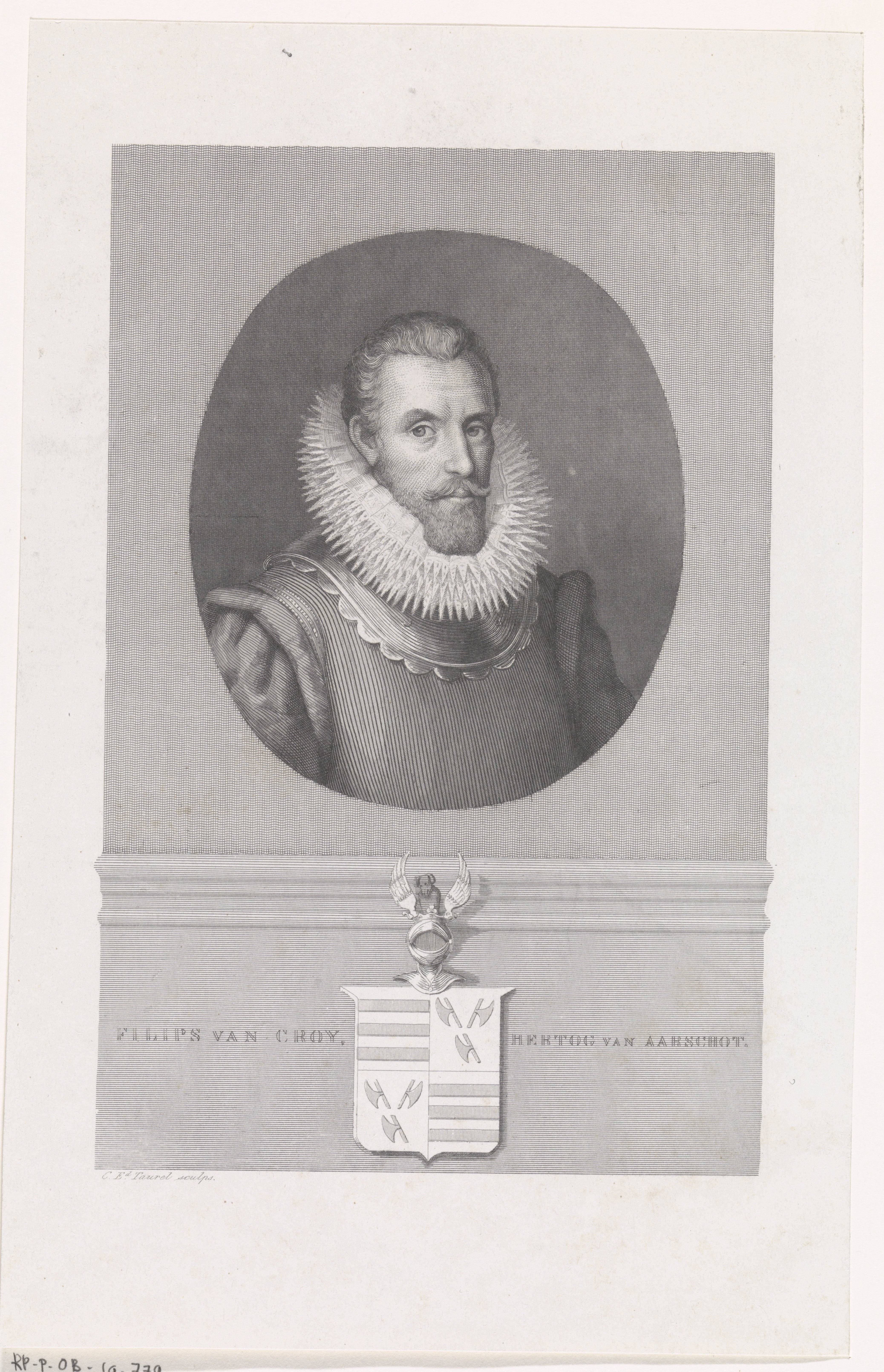Portret van Filips van Croÿ, hertog van Aarschot