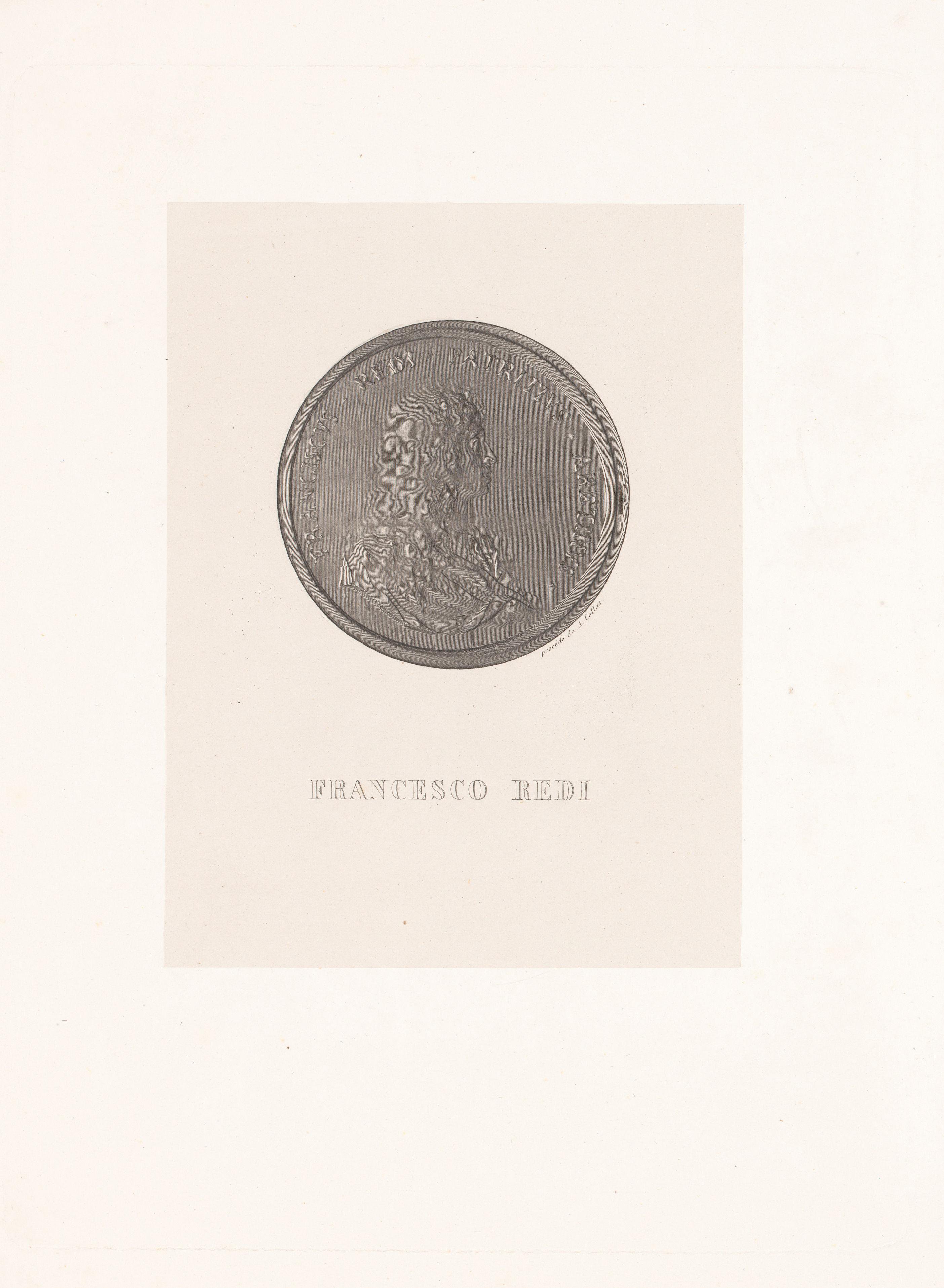Medaille met portret van Francesco Redi
