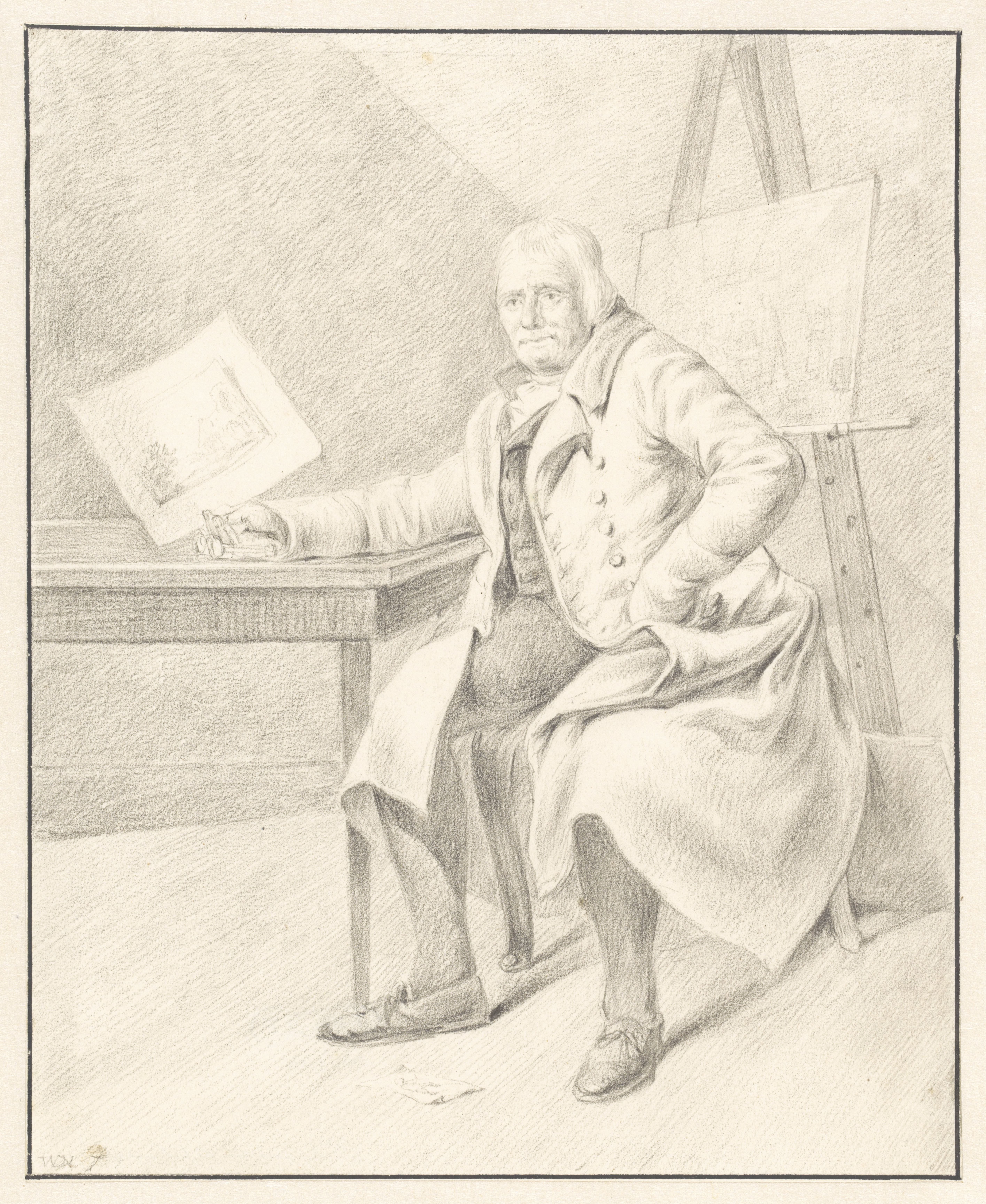 Portret van Johannes Petrus van Horstok