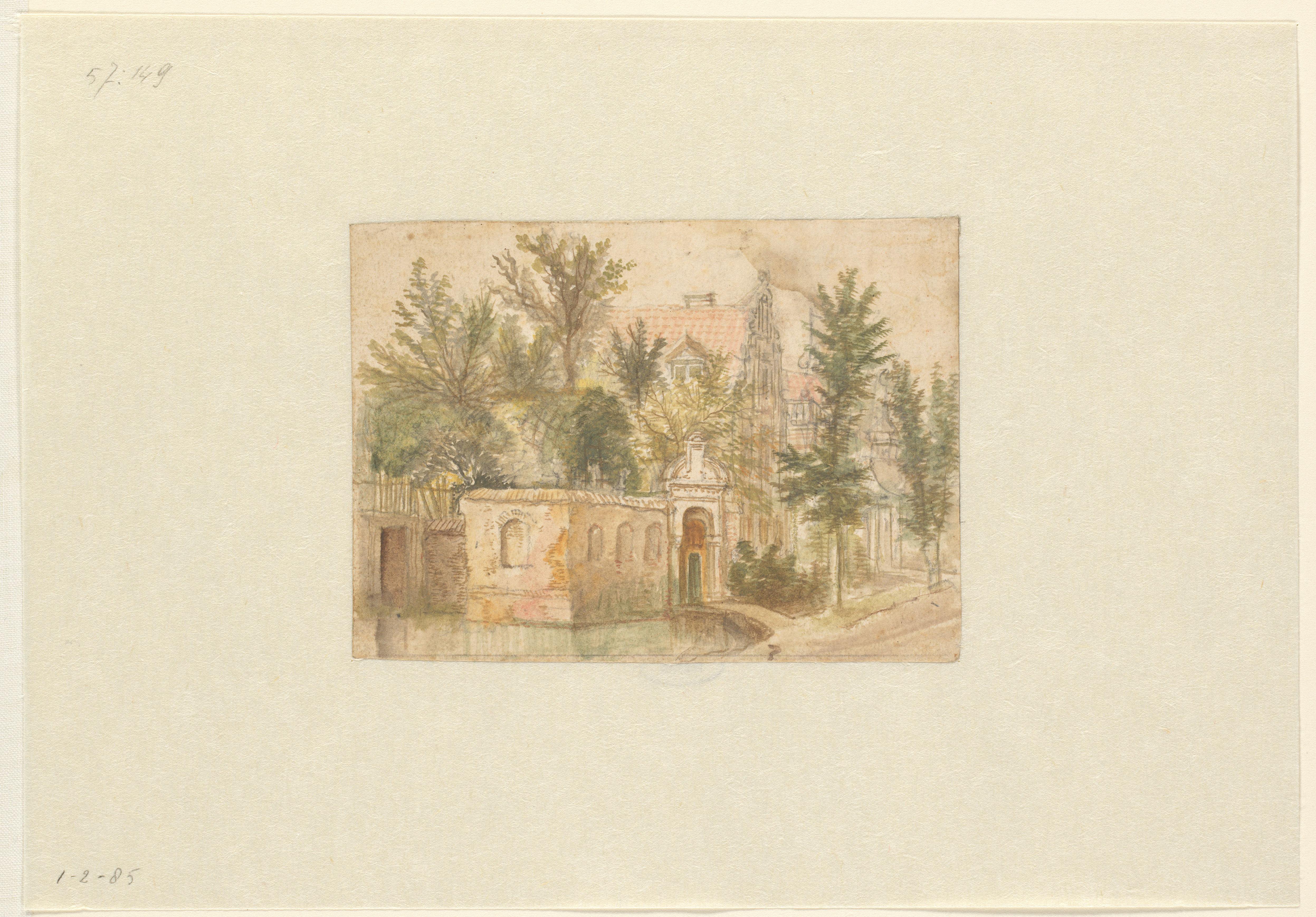 Stadshuizen boven een gracht