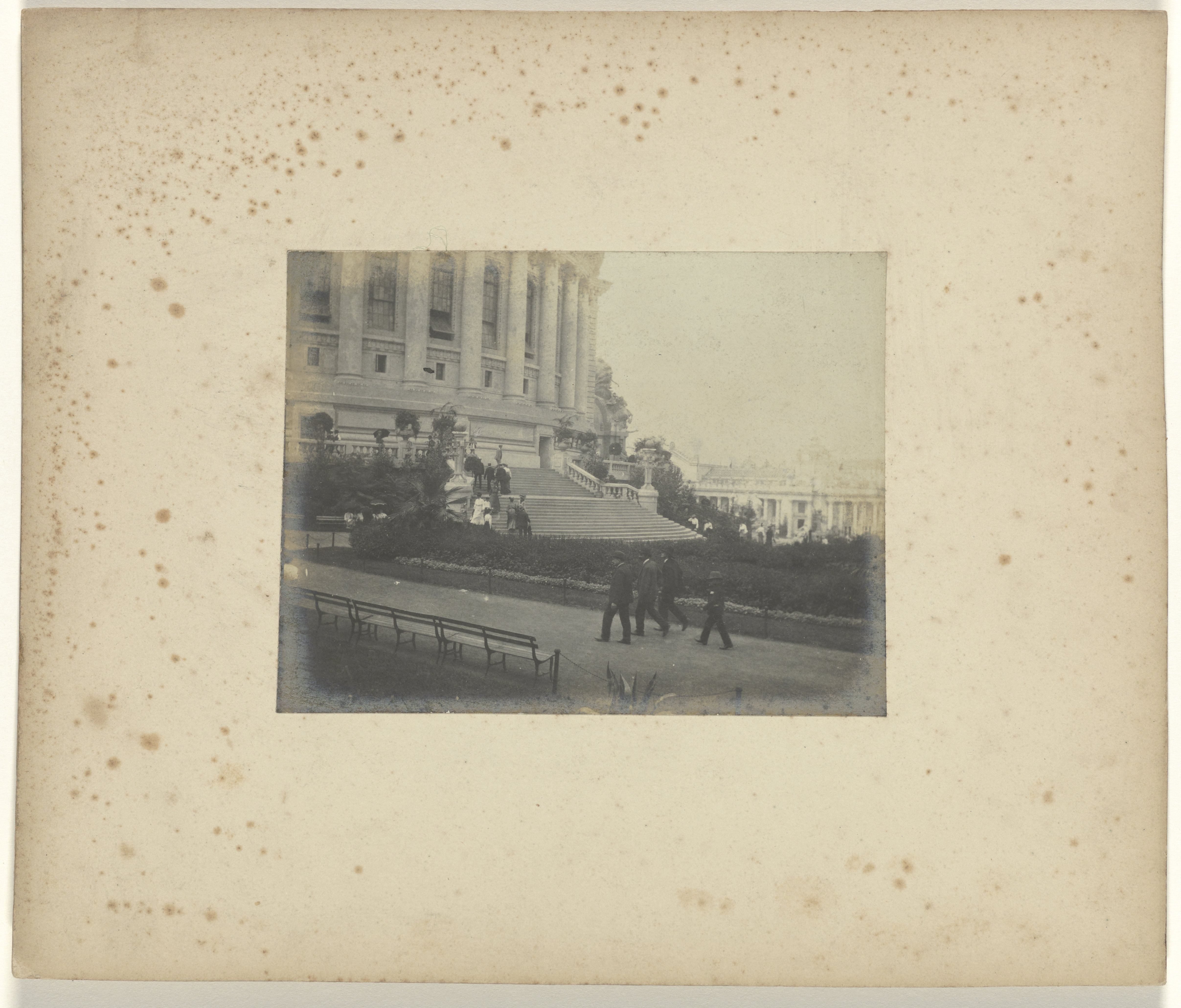 Festivall Hall op het terrein van de wereldtentoonstelling in St. Louis (Louisiana Purchase Exposition), 1904