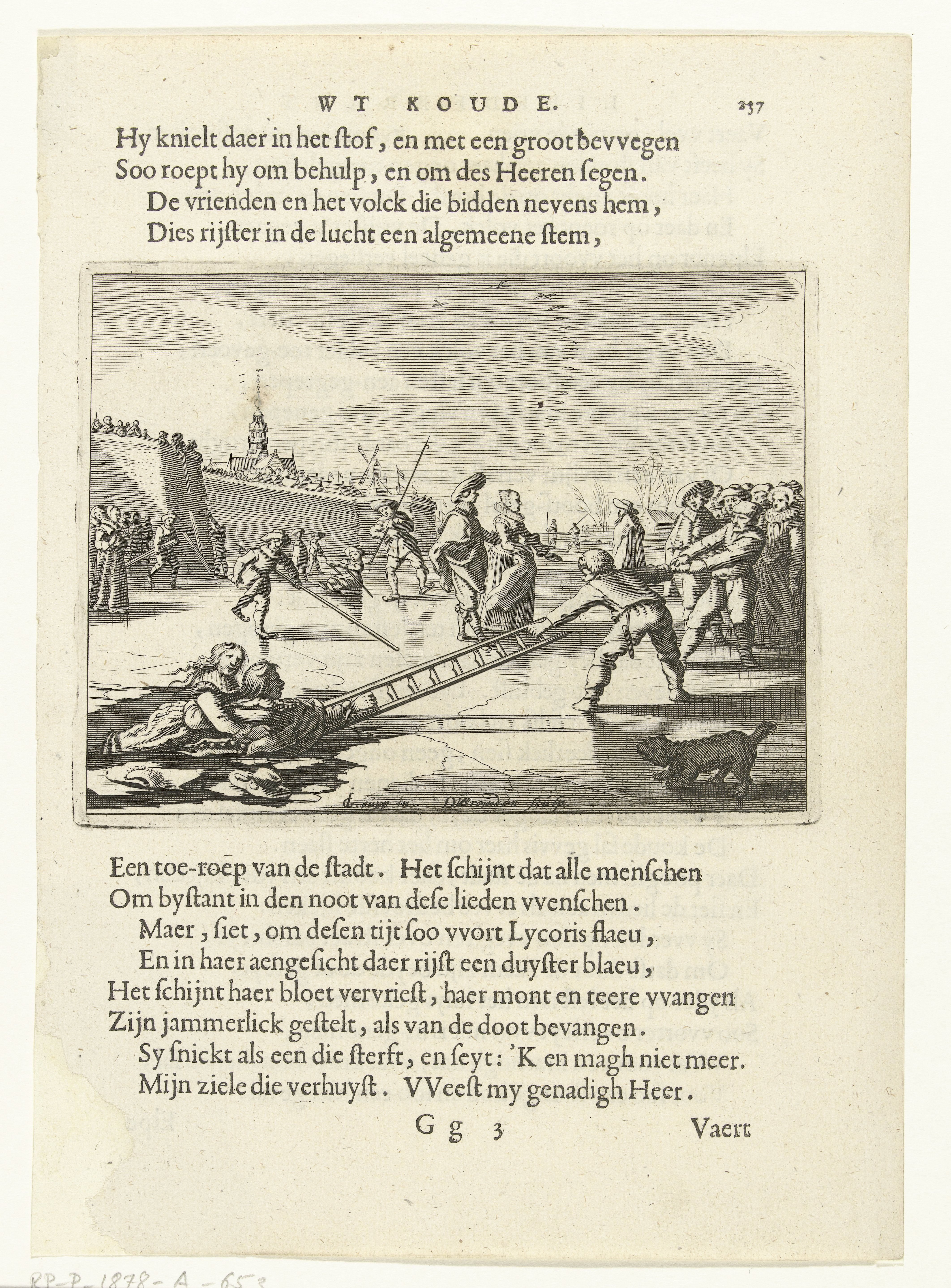 Elpenor redt Lyconis uit het ijs