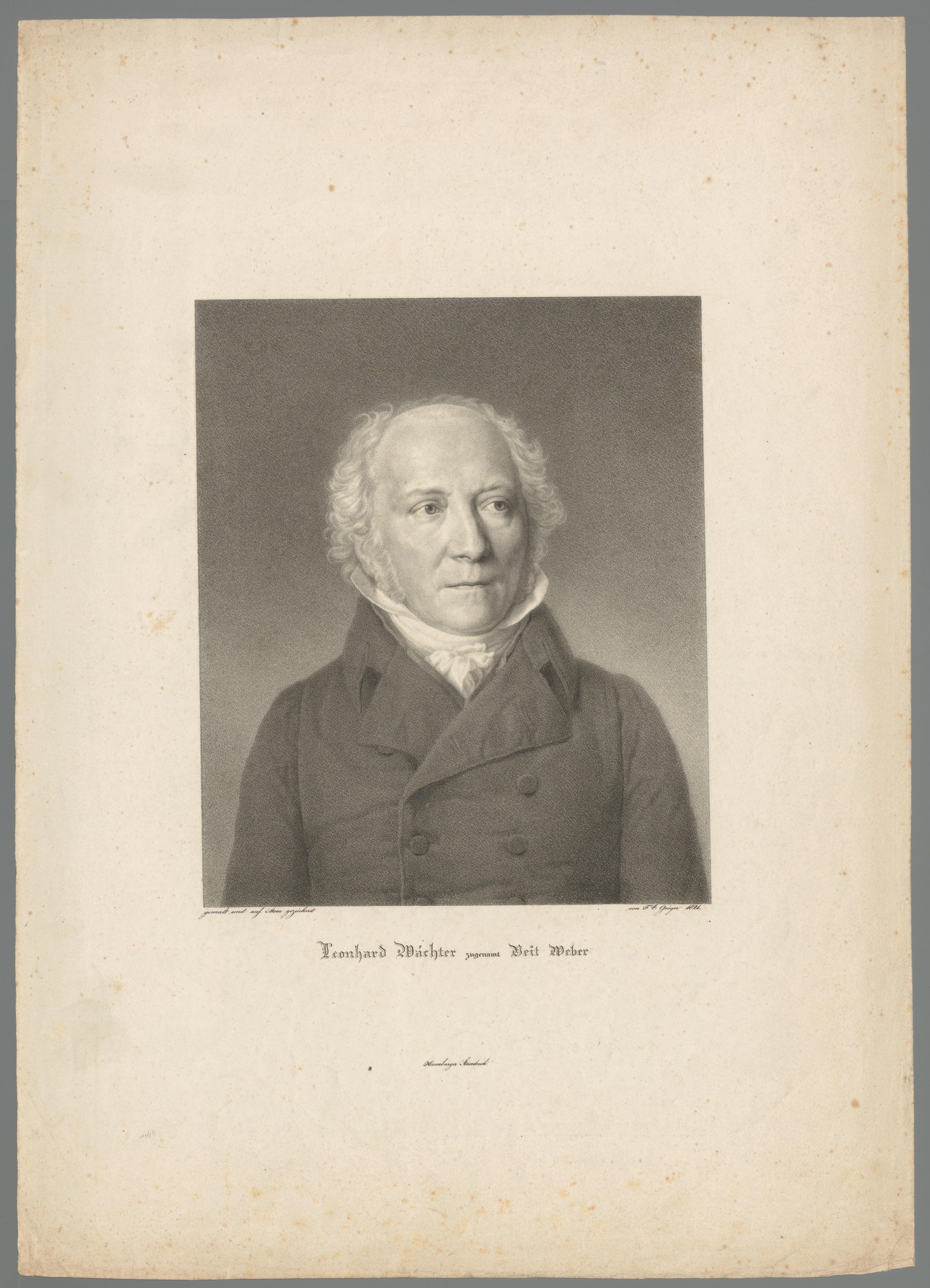 Portret van Leonhard Wächter