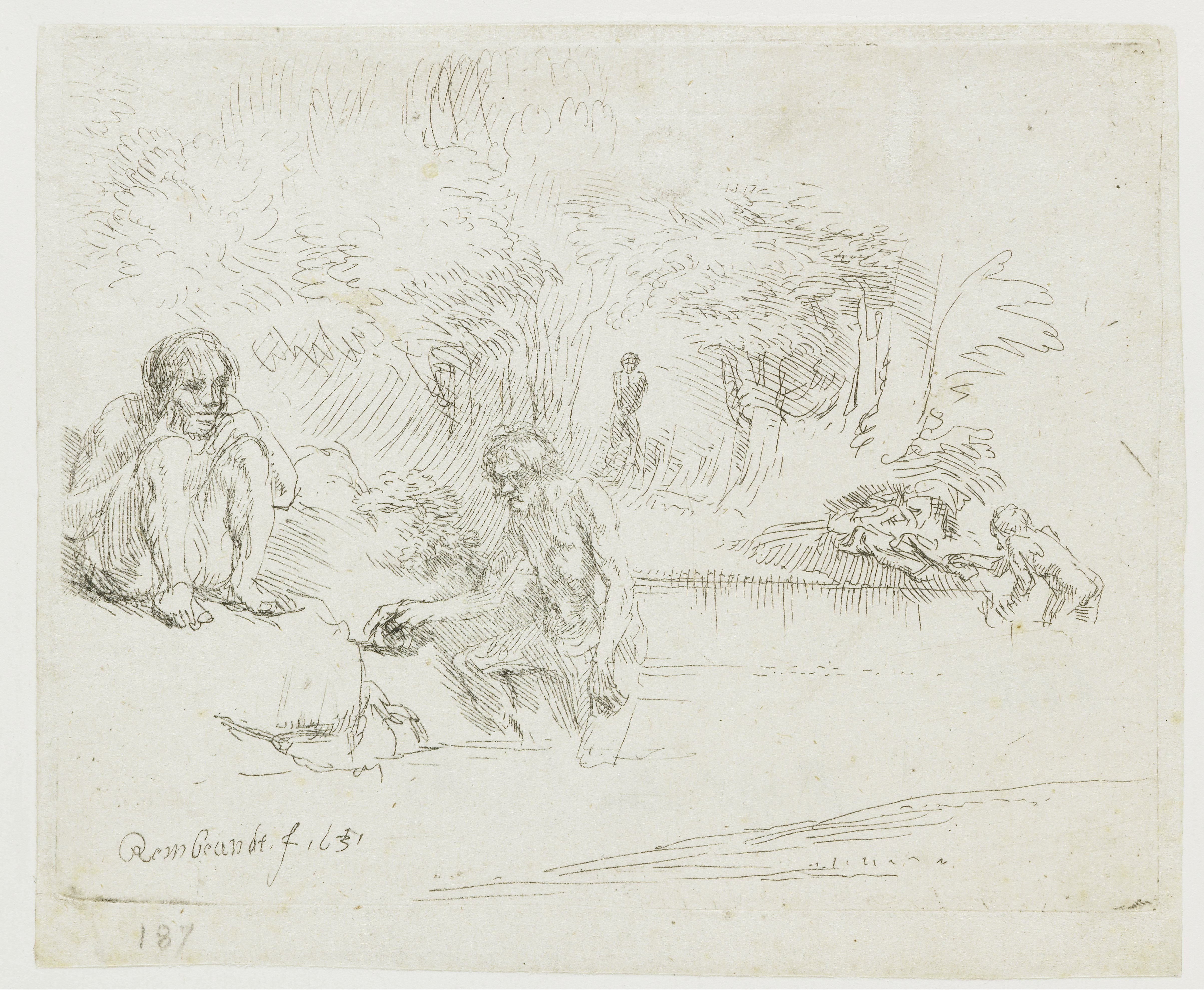 The bathers