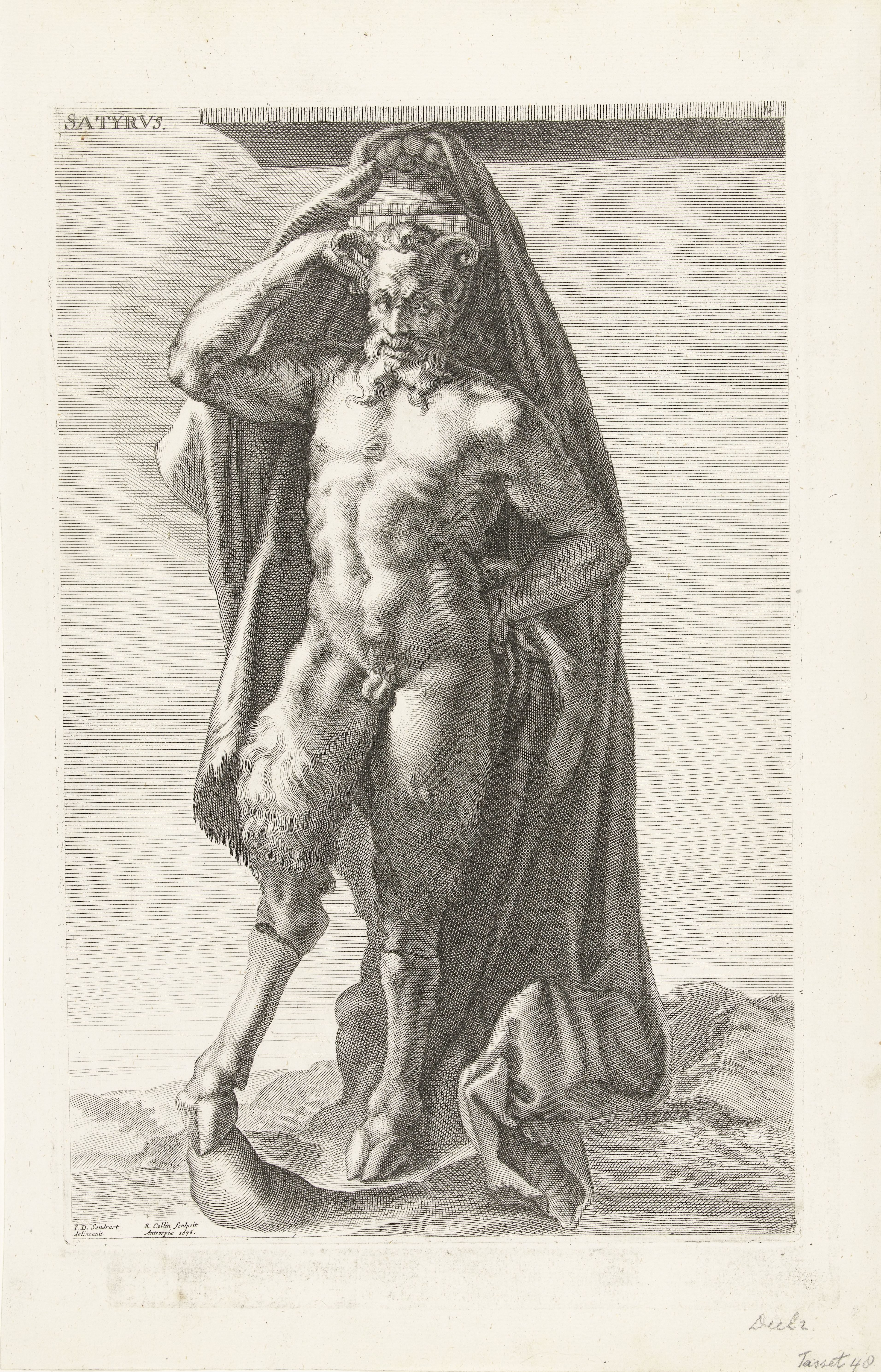 Sater als kariatide