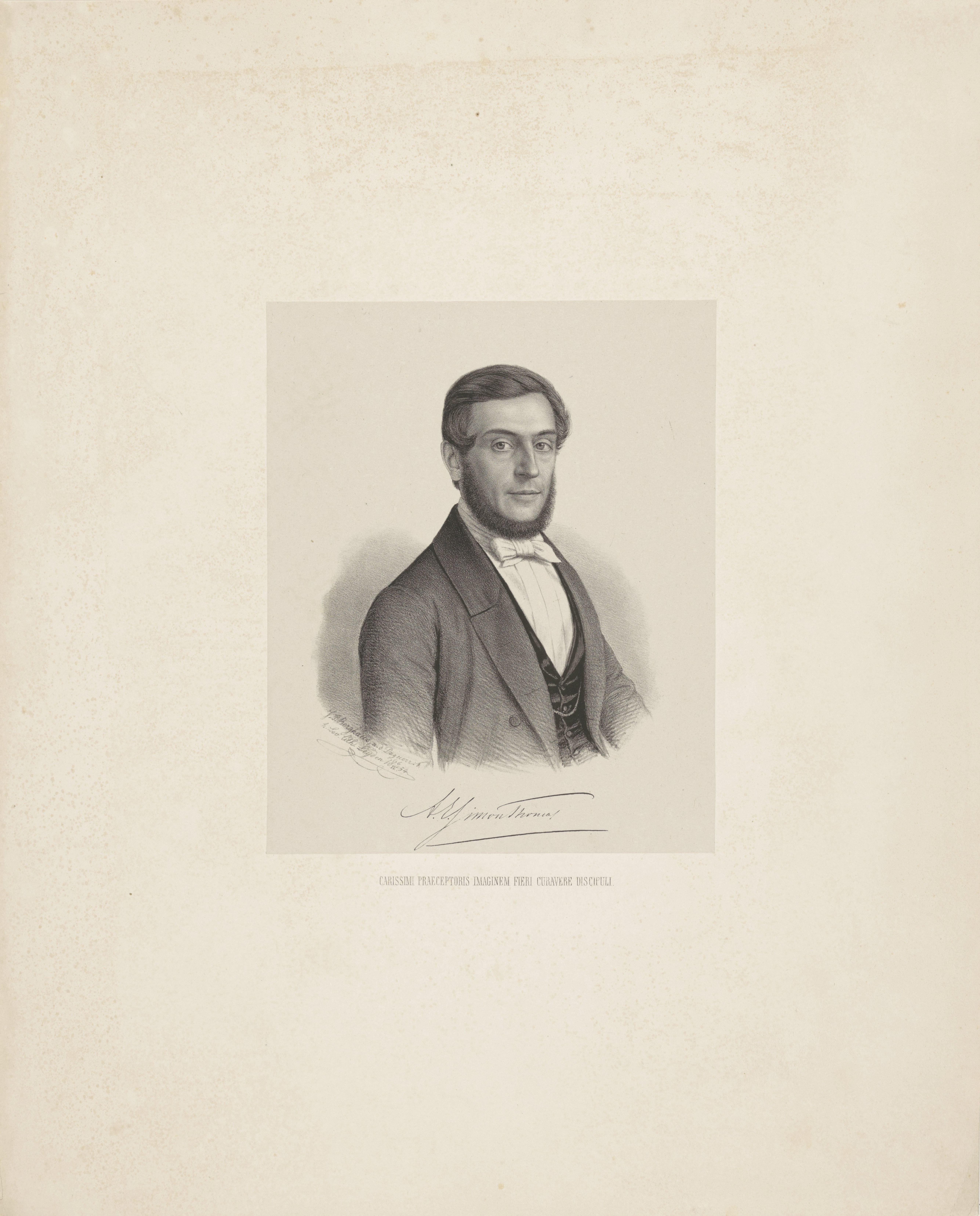 Portret van Abraham Everardus Simon Thomas