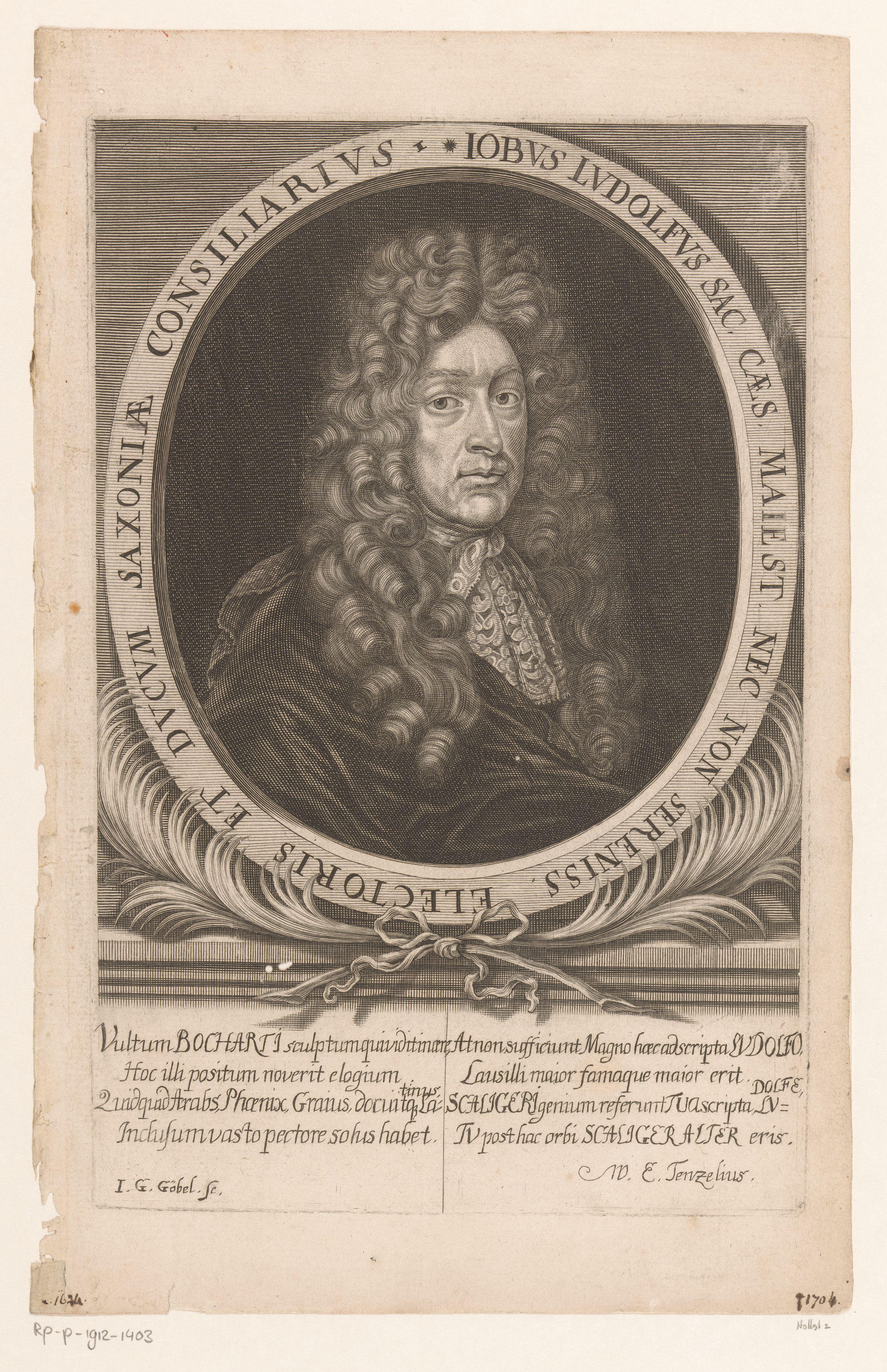 Portret van Hiob Ludolf