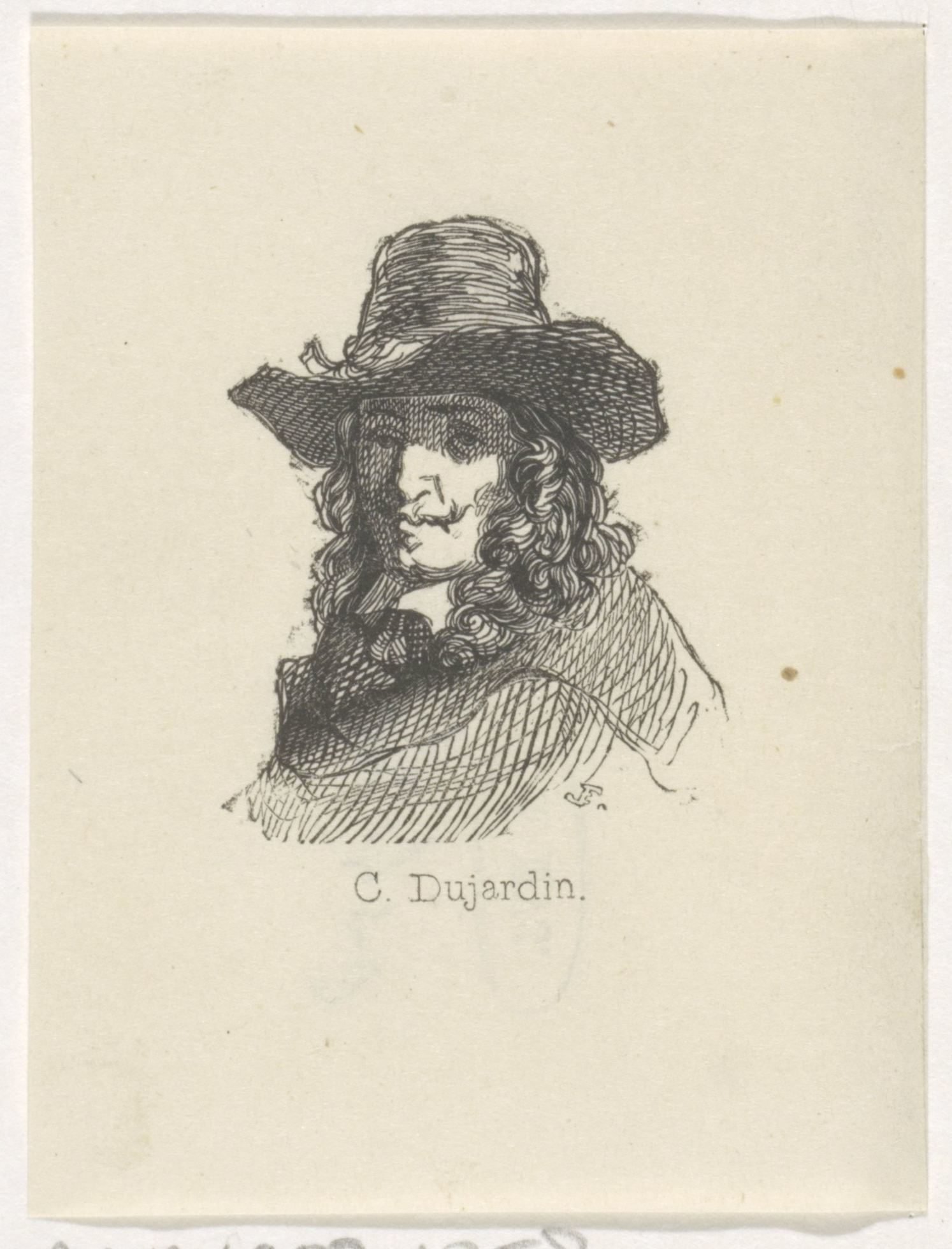 Portret van Karel Dujardin