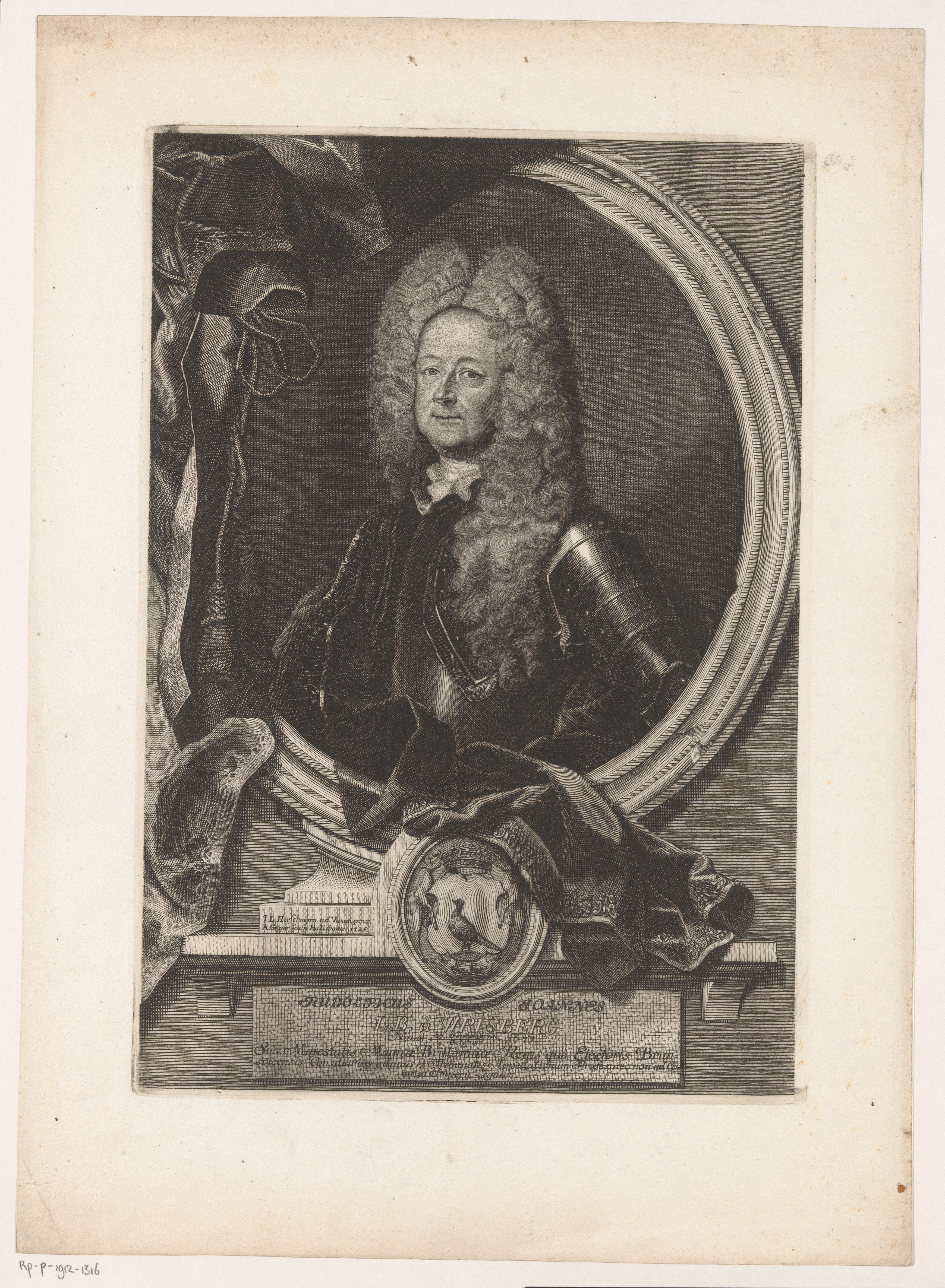 Portret van Rudolph Johann von Wrisberg