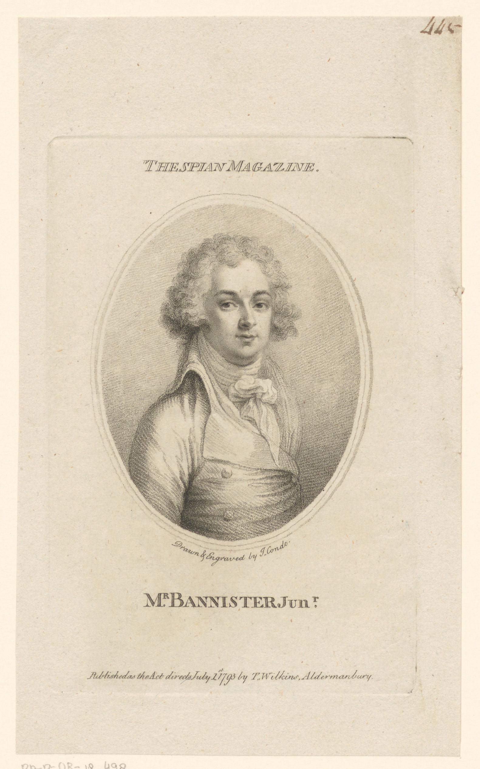Portret van John Bannister