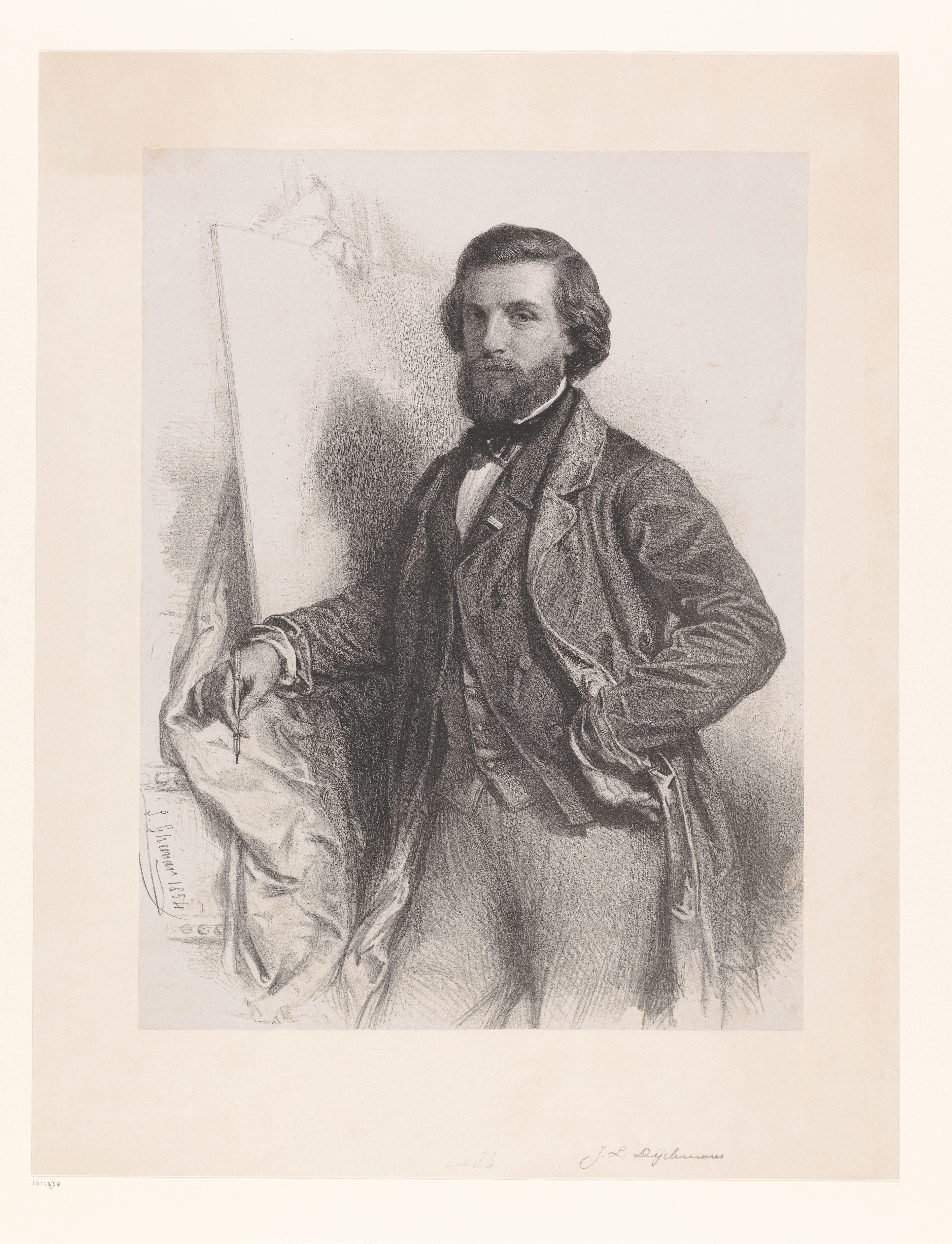 Portret van een man, mogelijk Joseph-Laurens Dijckmans