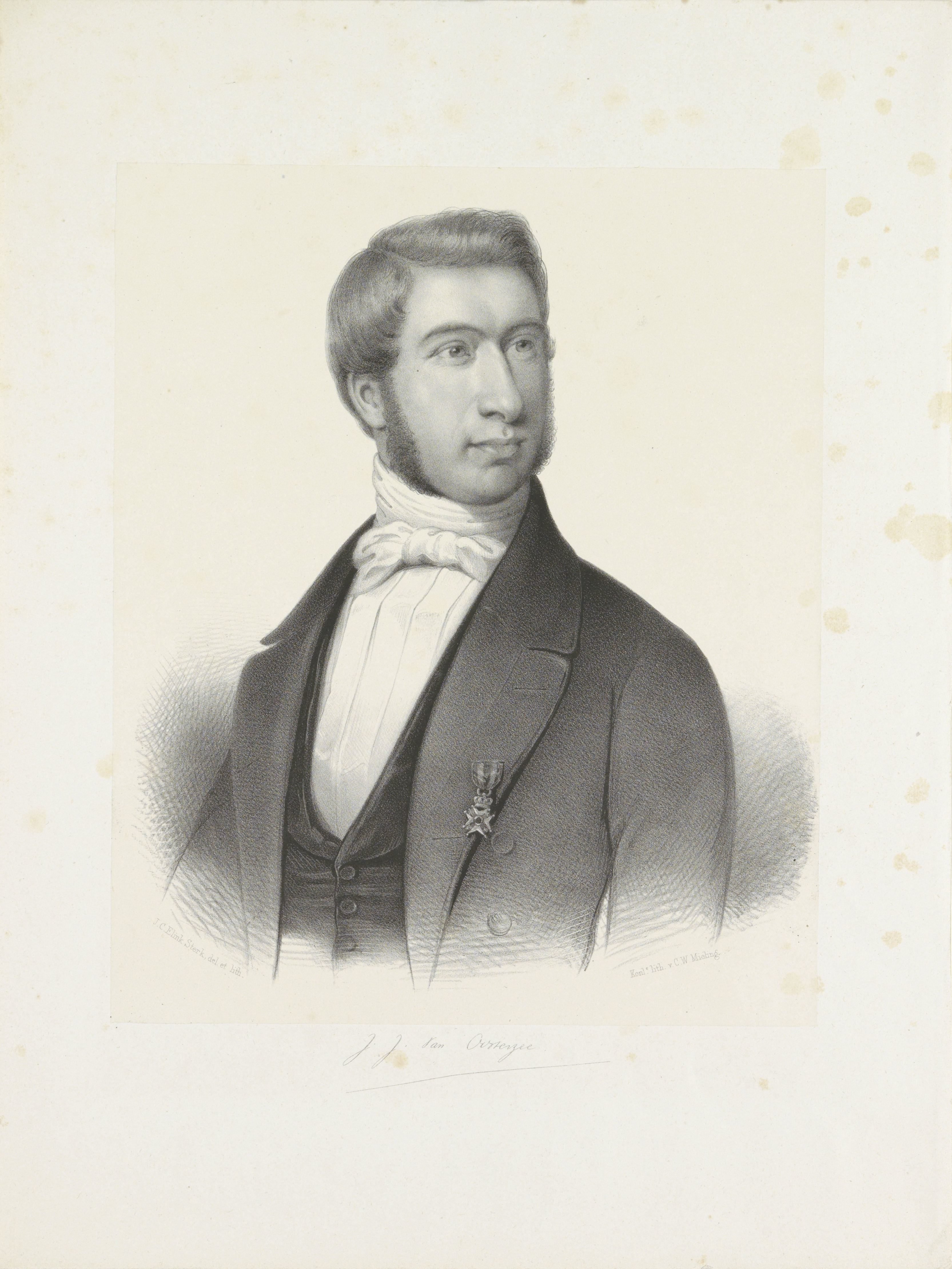 Portret van J.J. van Oosterzee