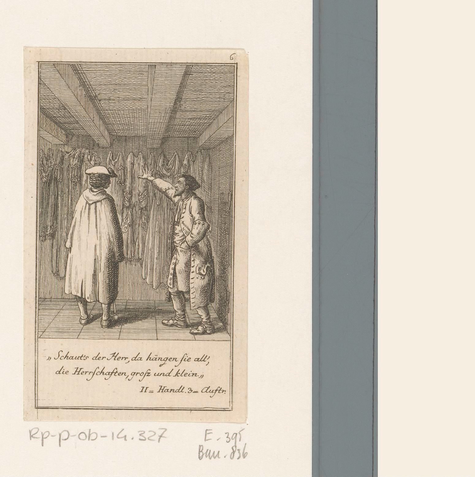 Abraham en de zadelmaker in de winkel