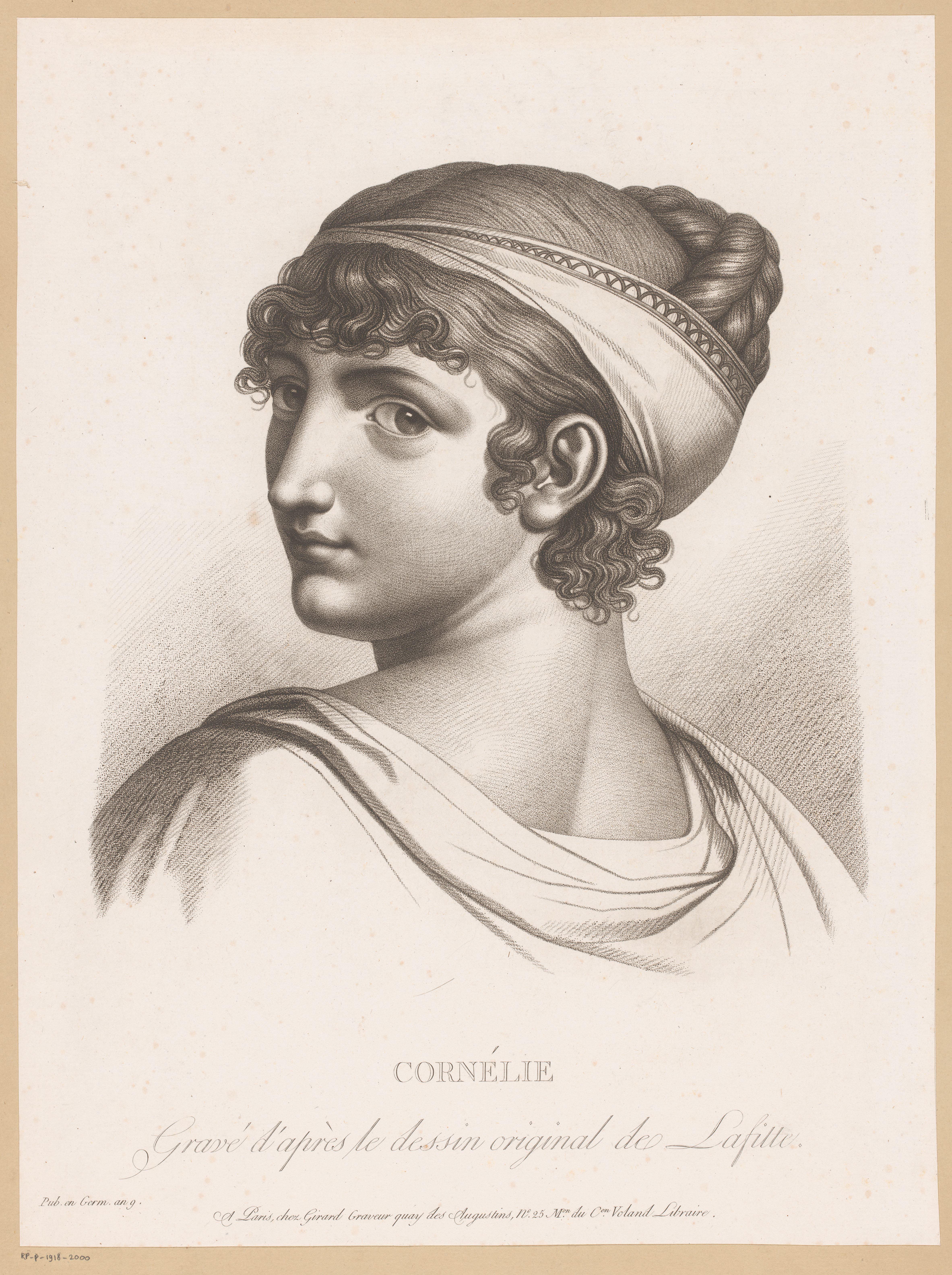 Portret van een onbekende vrouw genaamd Cornélie