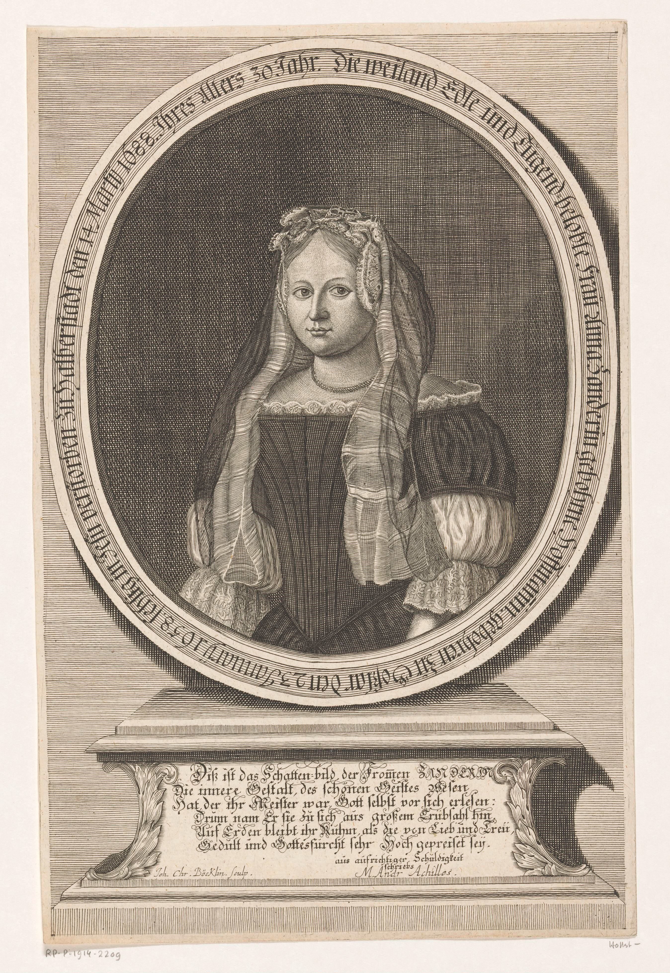 Portret van Anna Zander