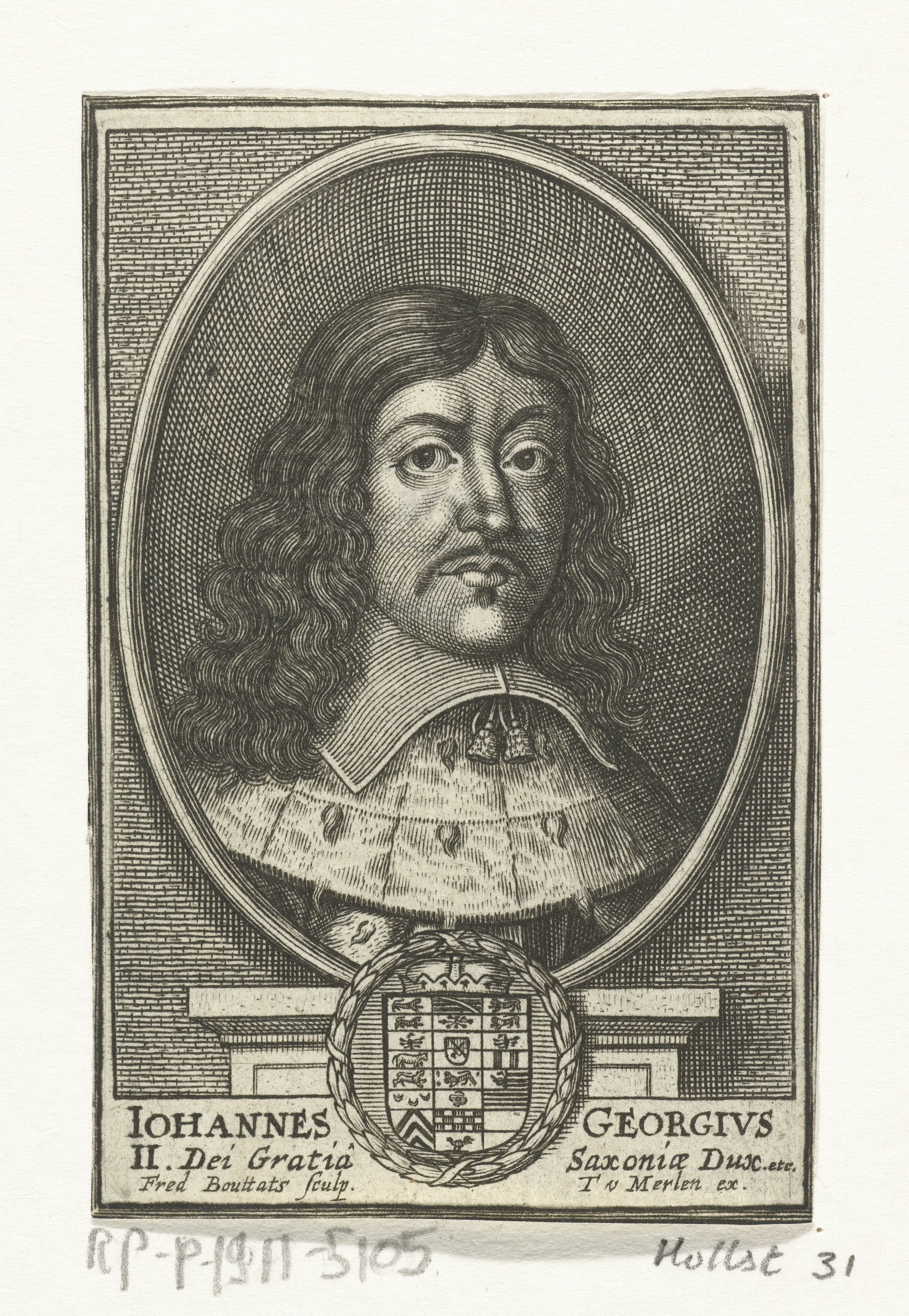 Portret van Johan Georg II