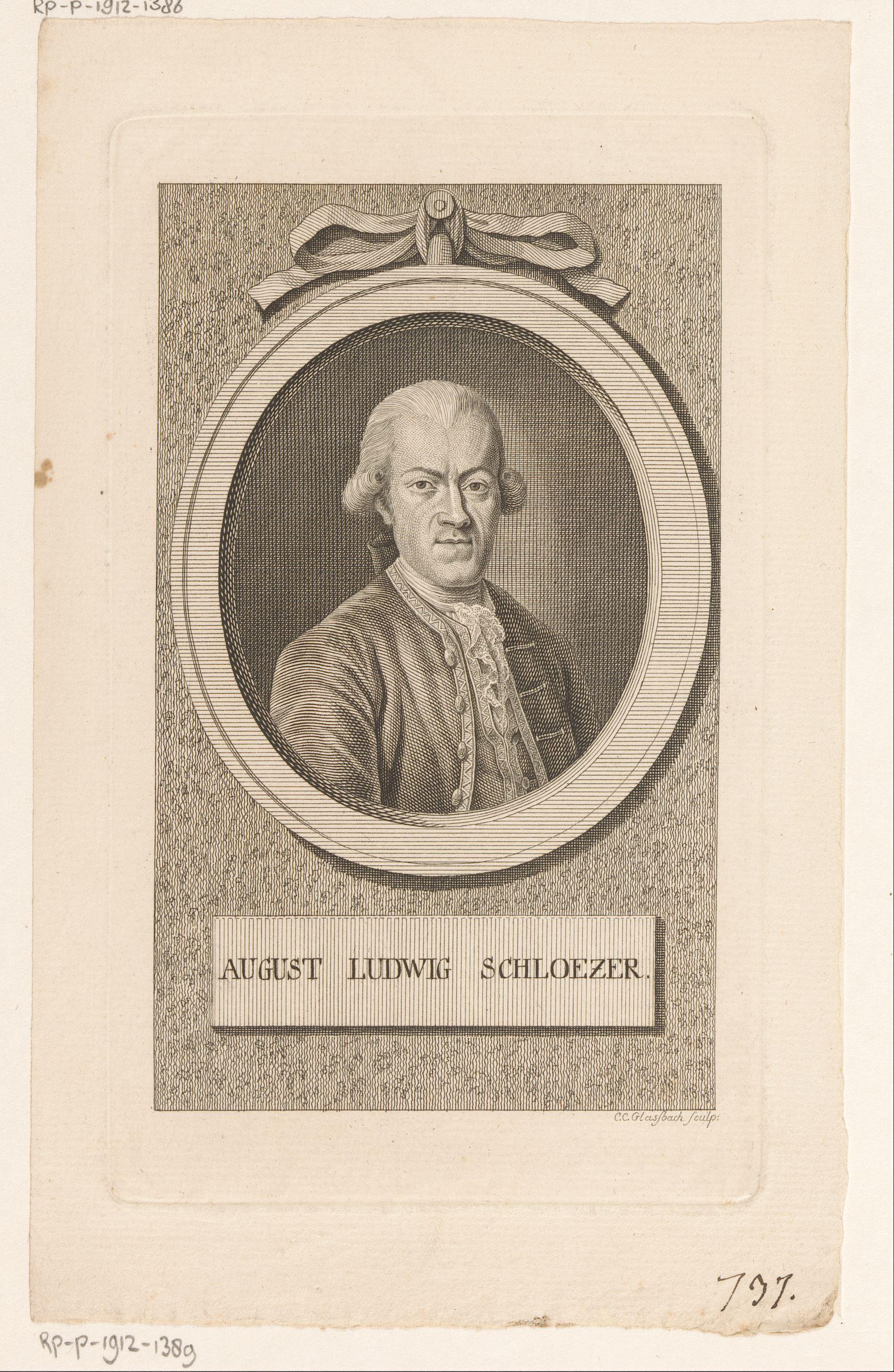 Portret van August Ludwig von Schlözer