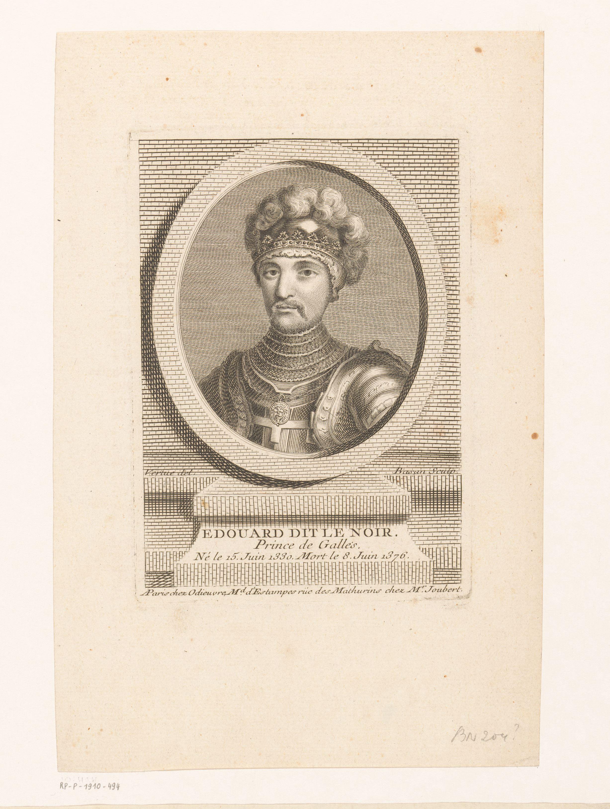 Portret van Eduard van Woodstock