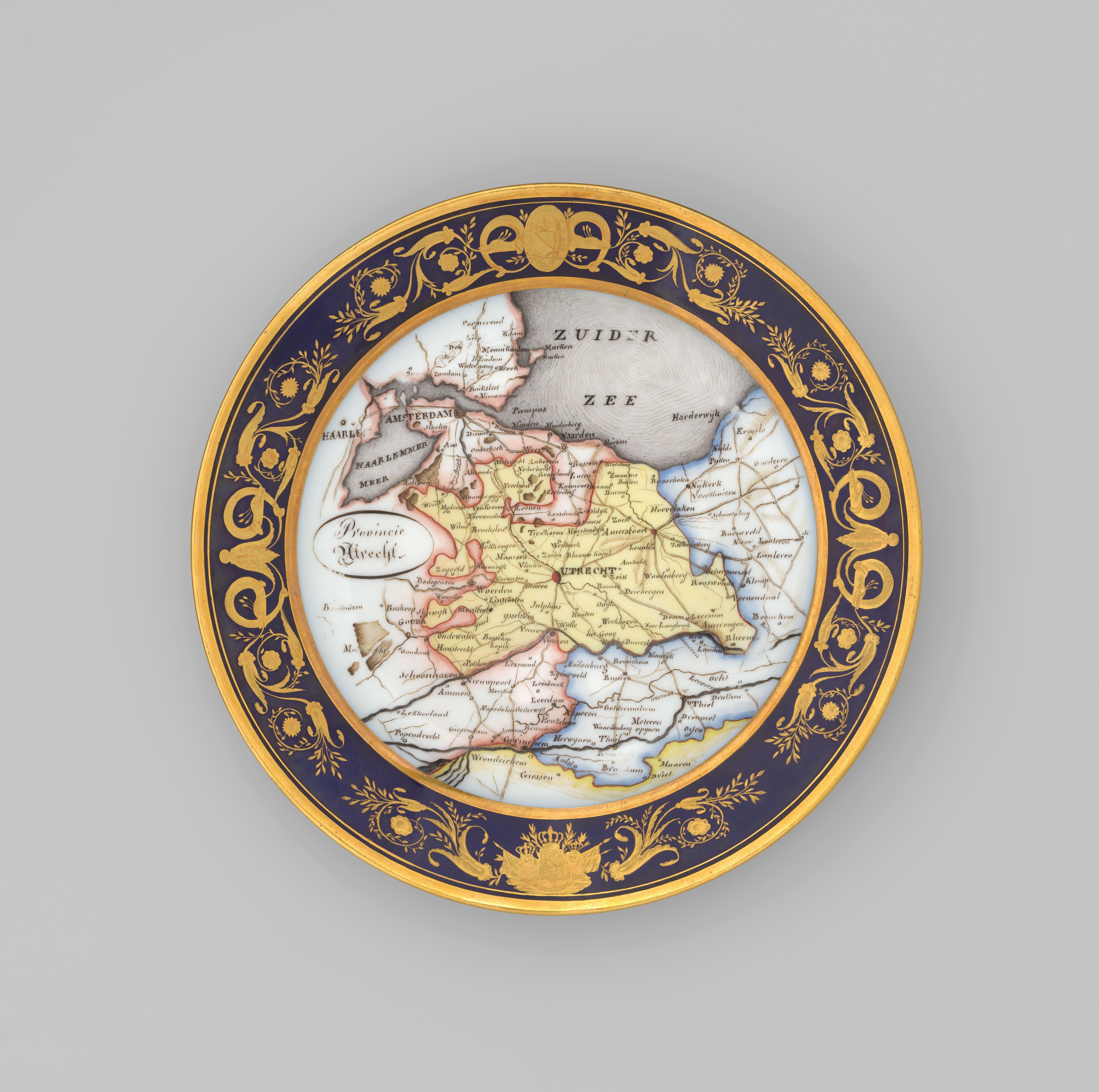 18 borden met het decor van een Nederlandse provincie