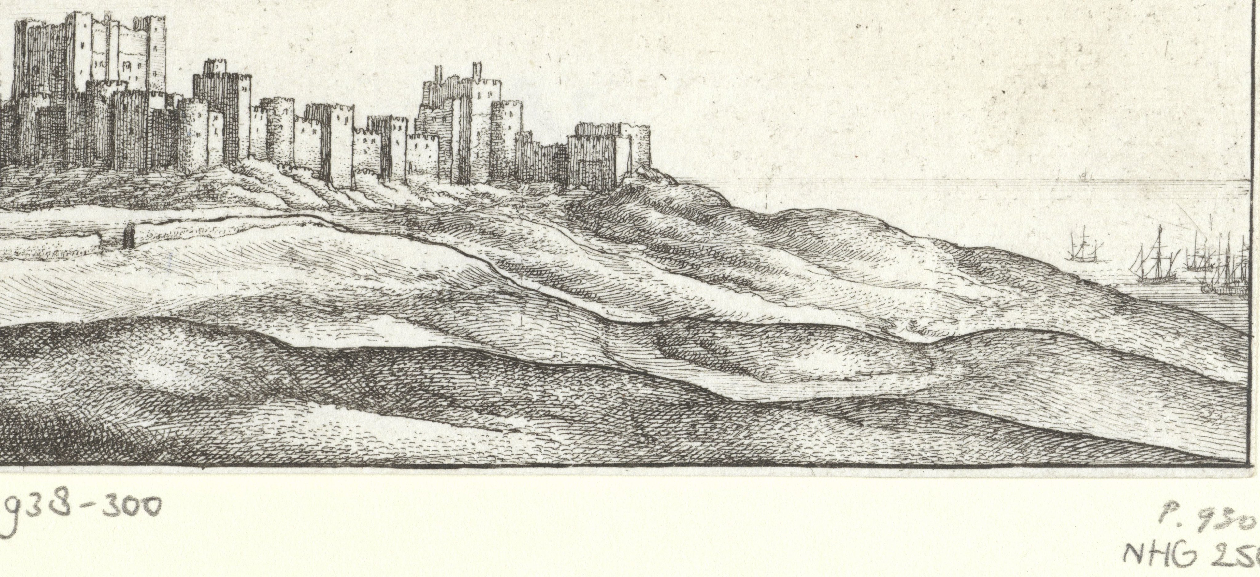 Gezicht op Dover Castle
