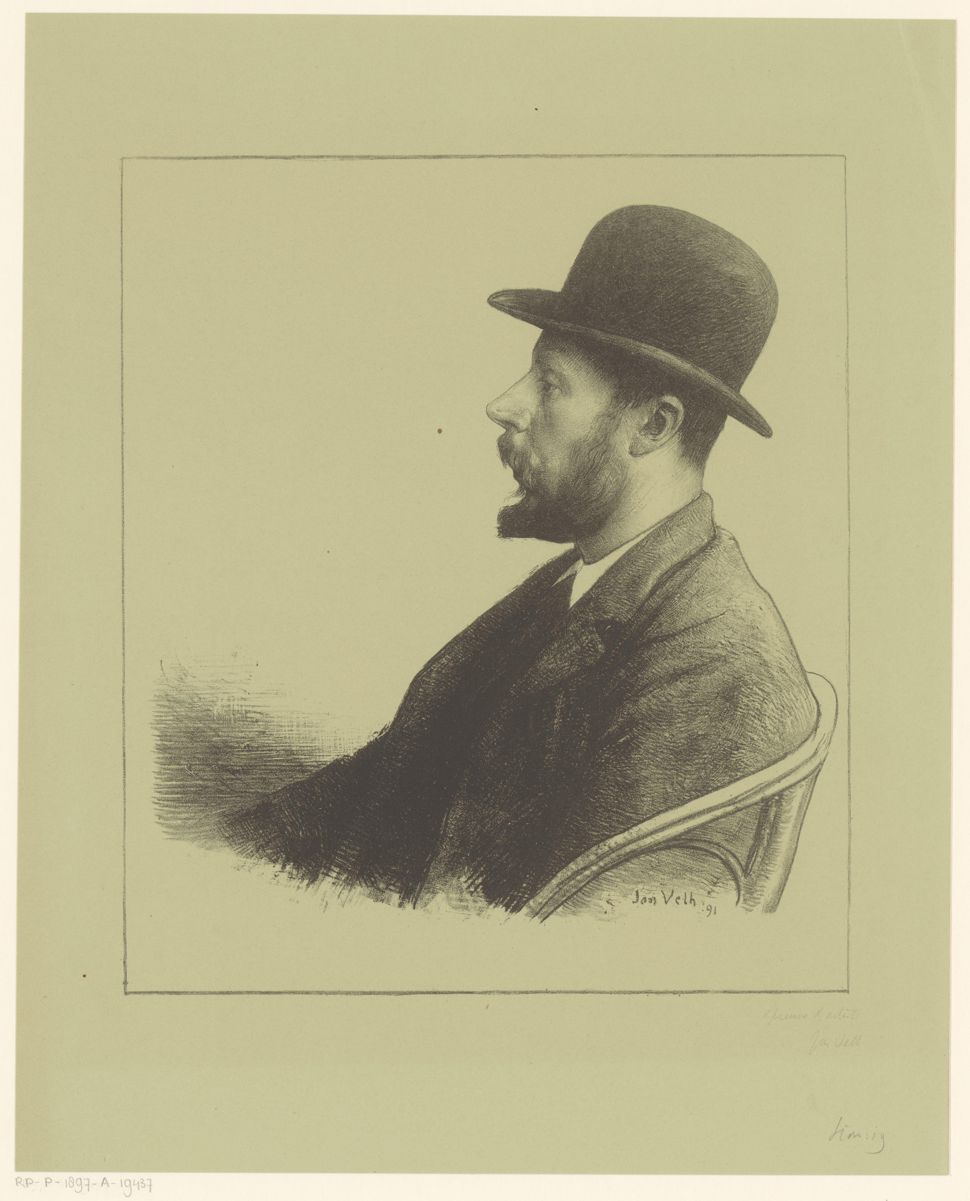 Portret van George Hendrik Breitner