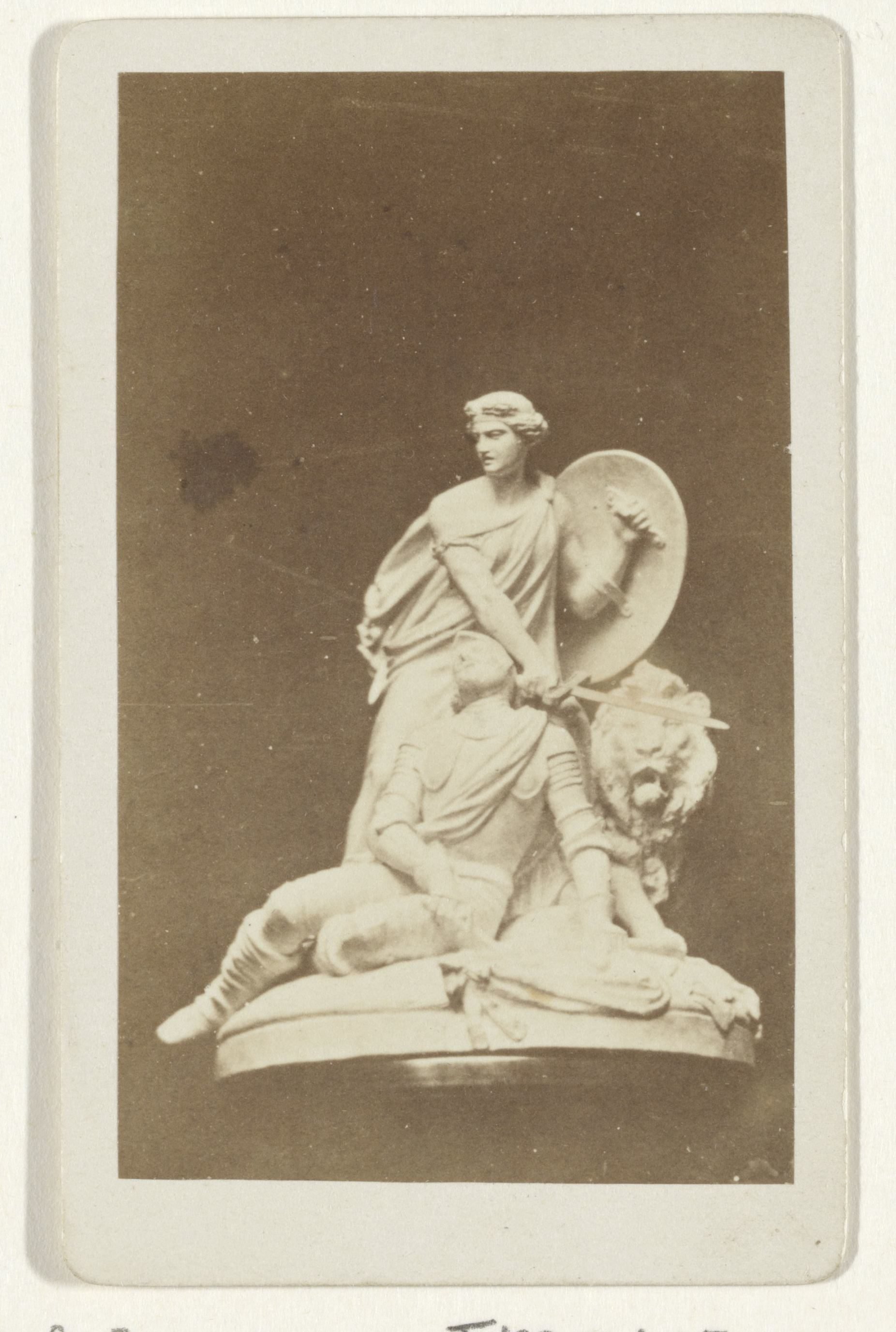 Model voor het monument ter herinnering aan de slag bij Heiligerlee, 1868