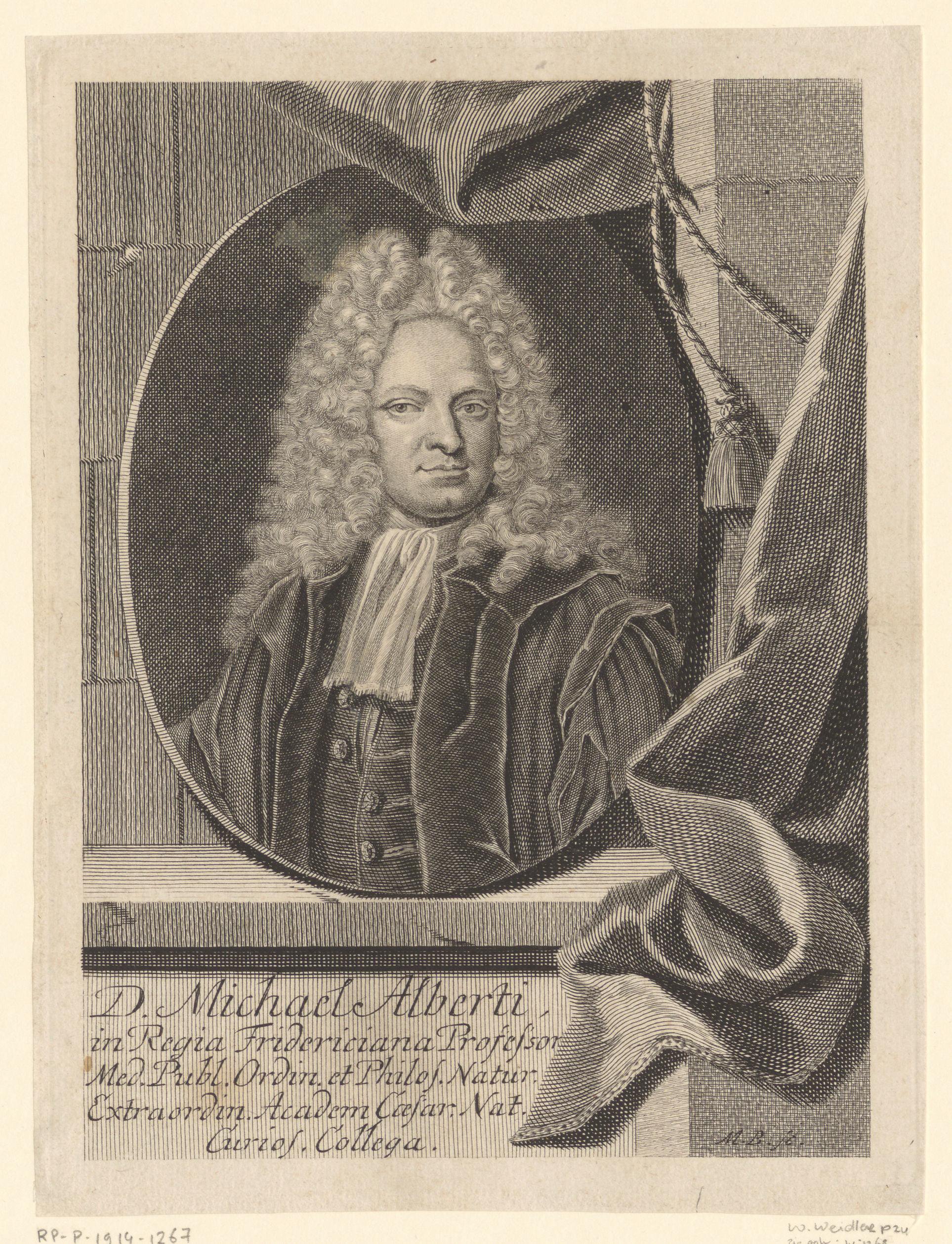 Portret van Michael Alberti