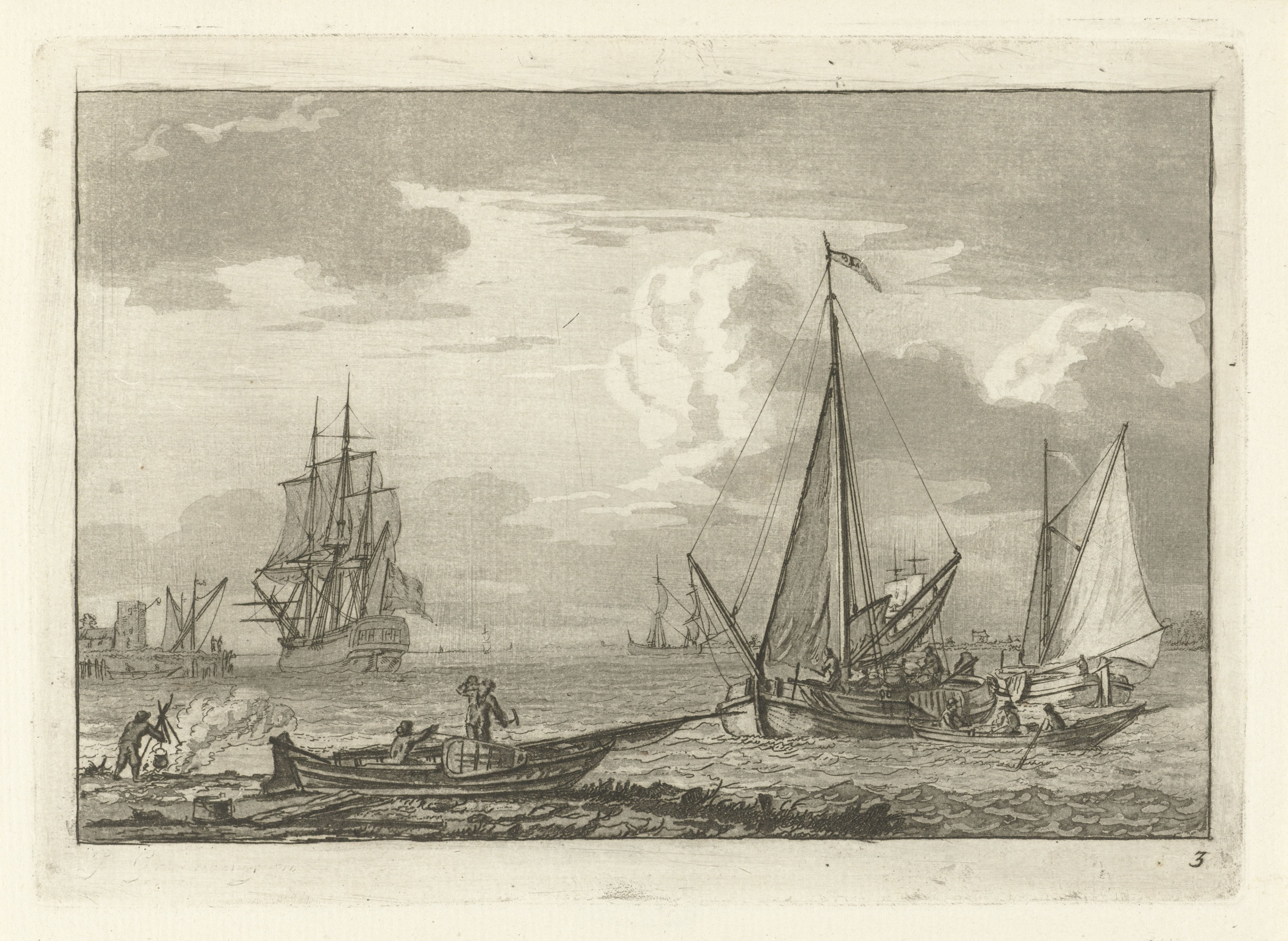 Bevoorrading van een schip