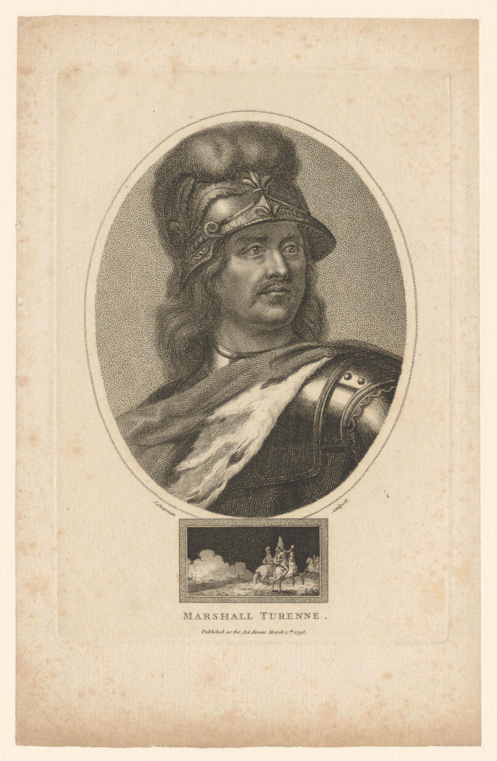 Portret van Henri de la Tour d'Auvergne