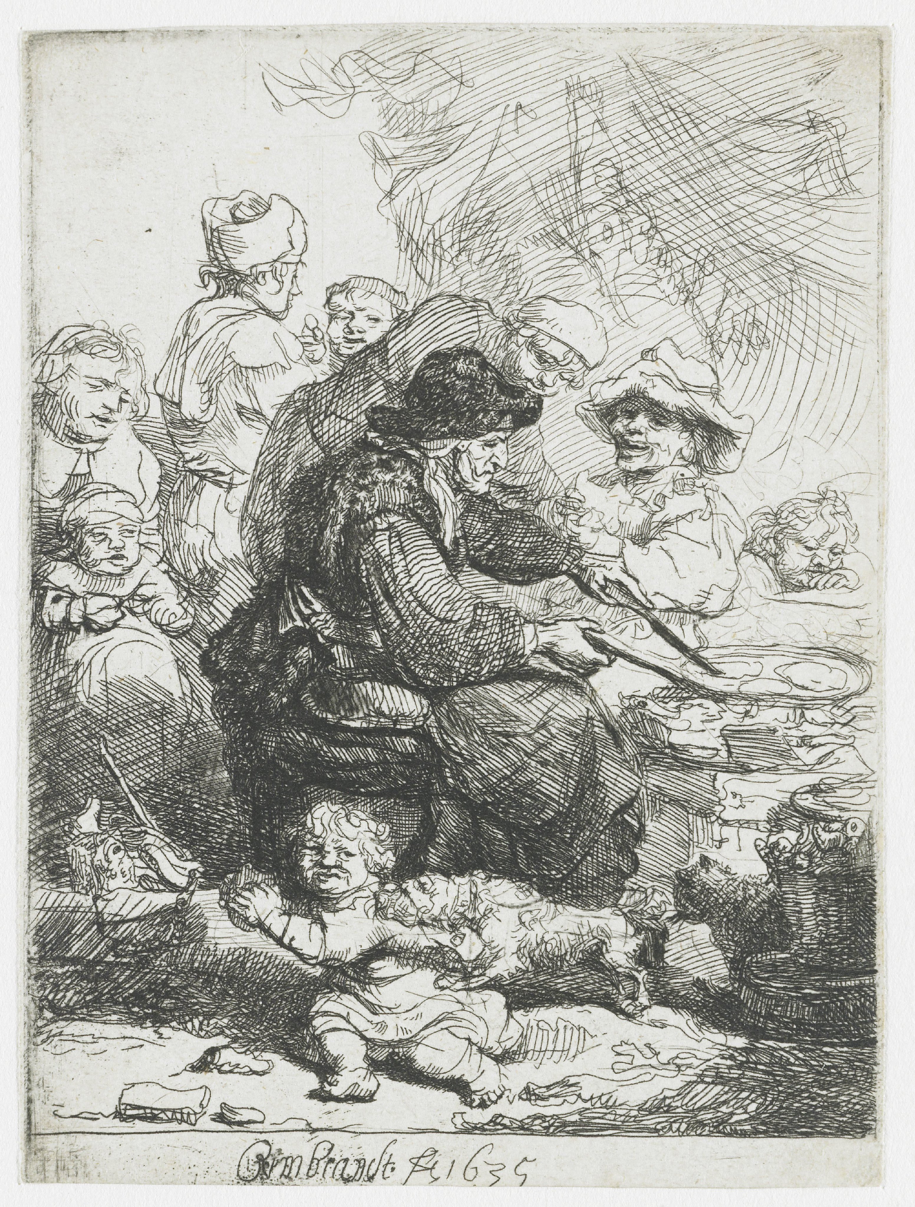 De koekenbakster