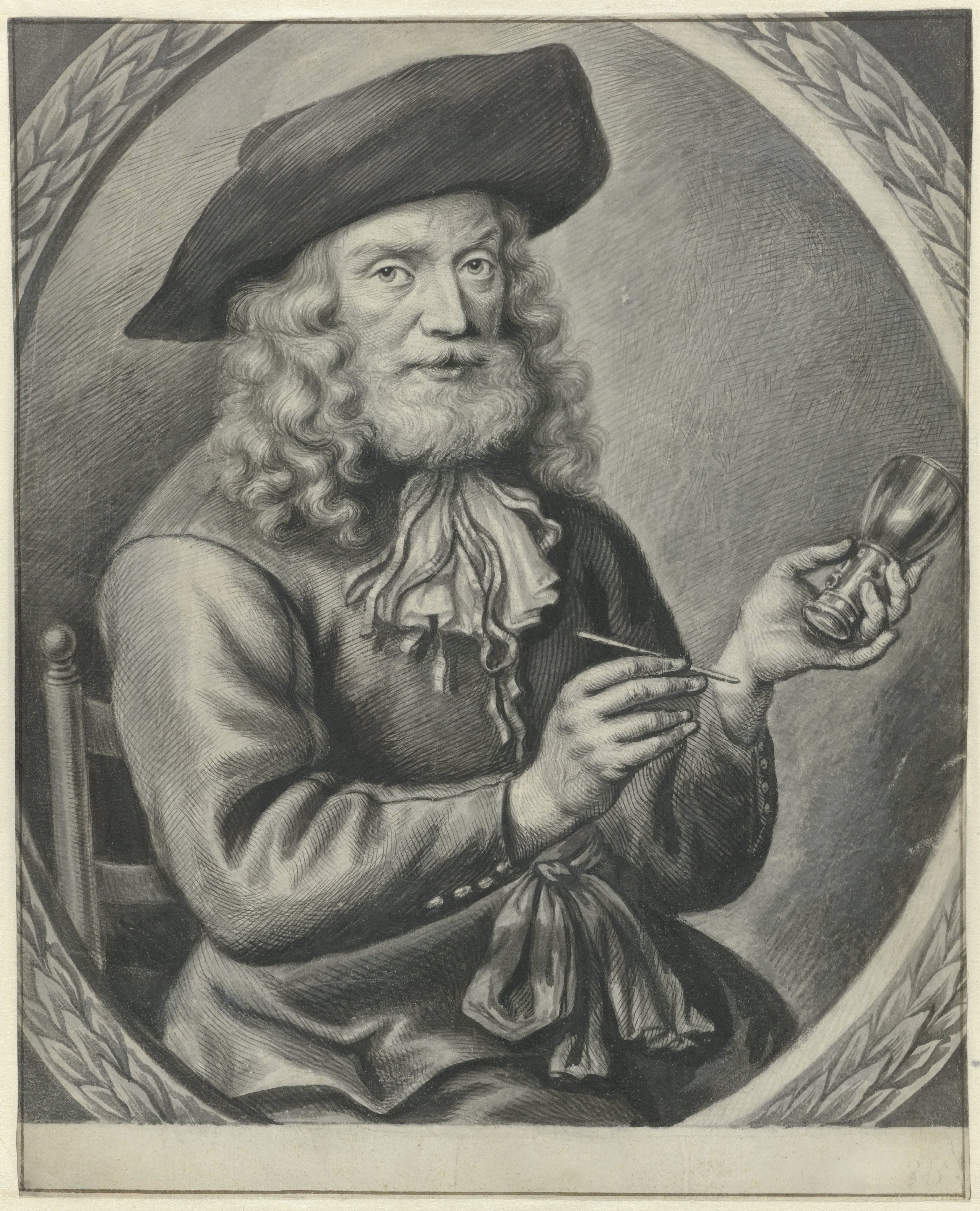 Portret van Pieter Jansz., glasschilder