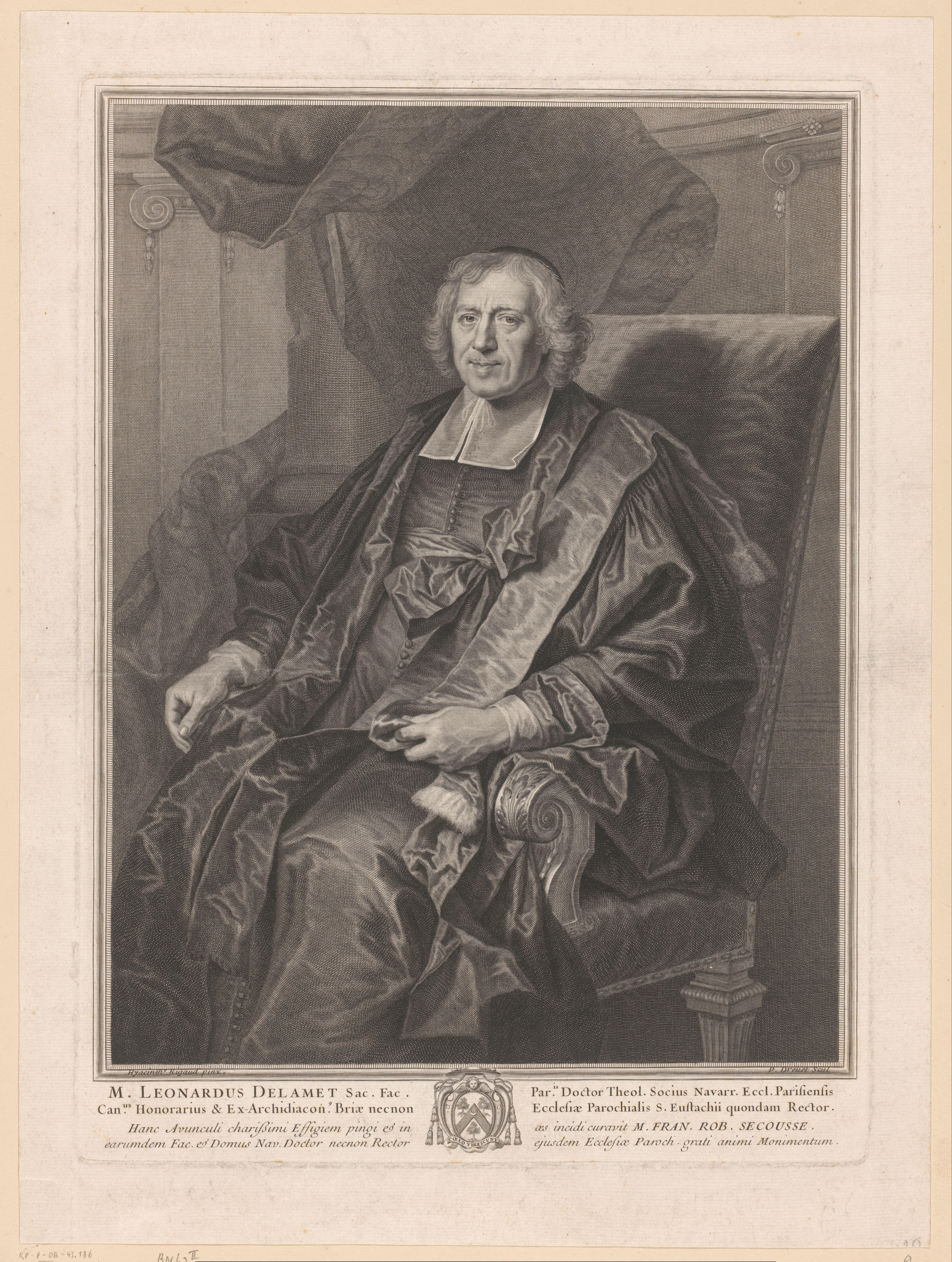 Portret van Léonard de Lamet