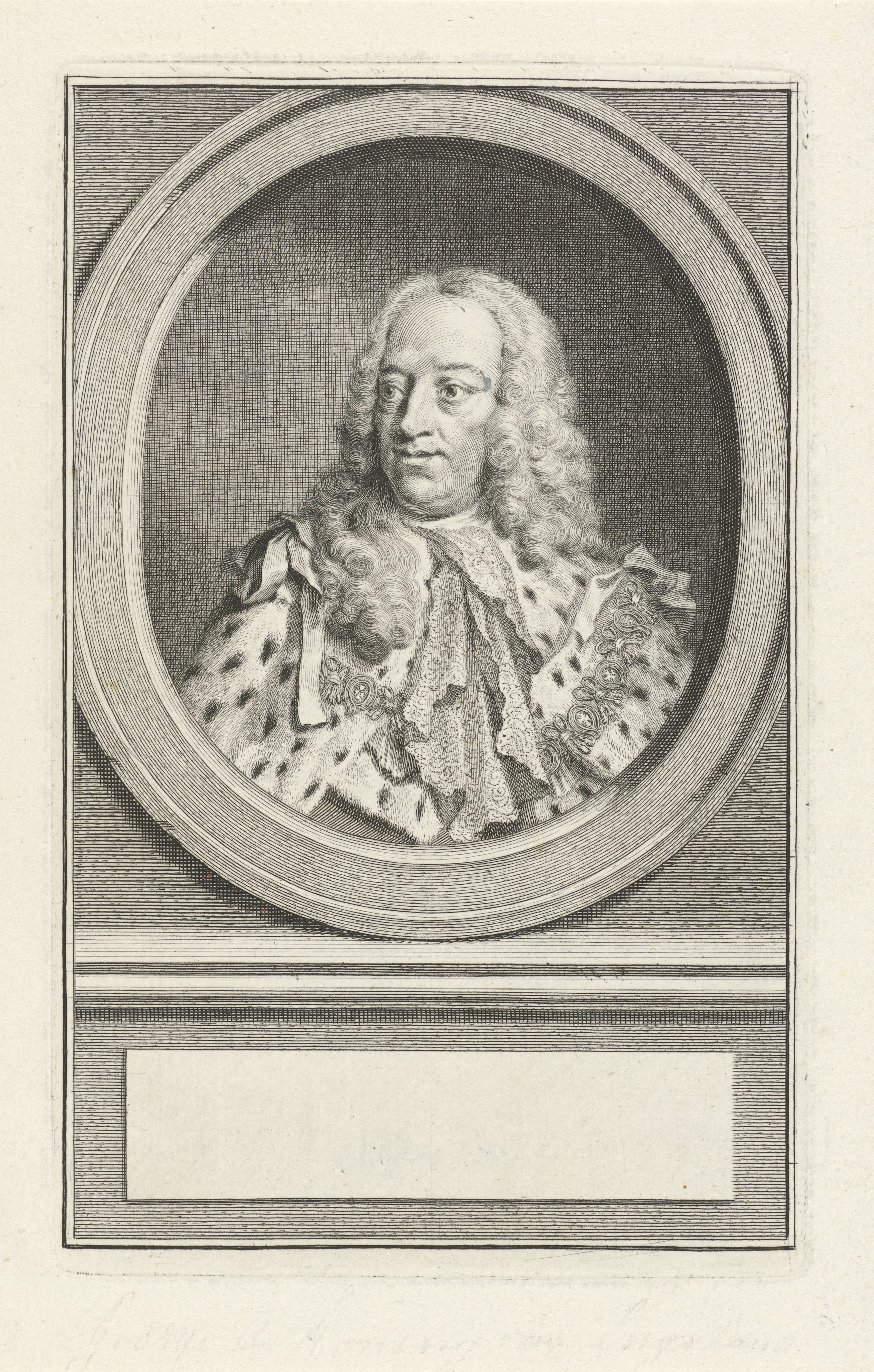Portret van George II Augustus, koning van Engeland