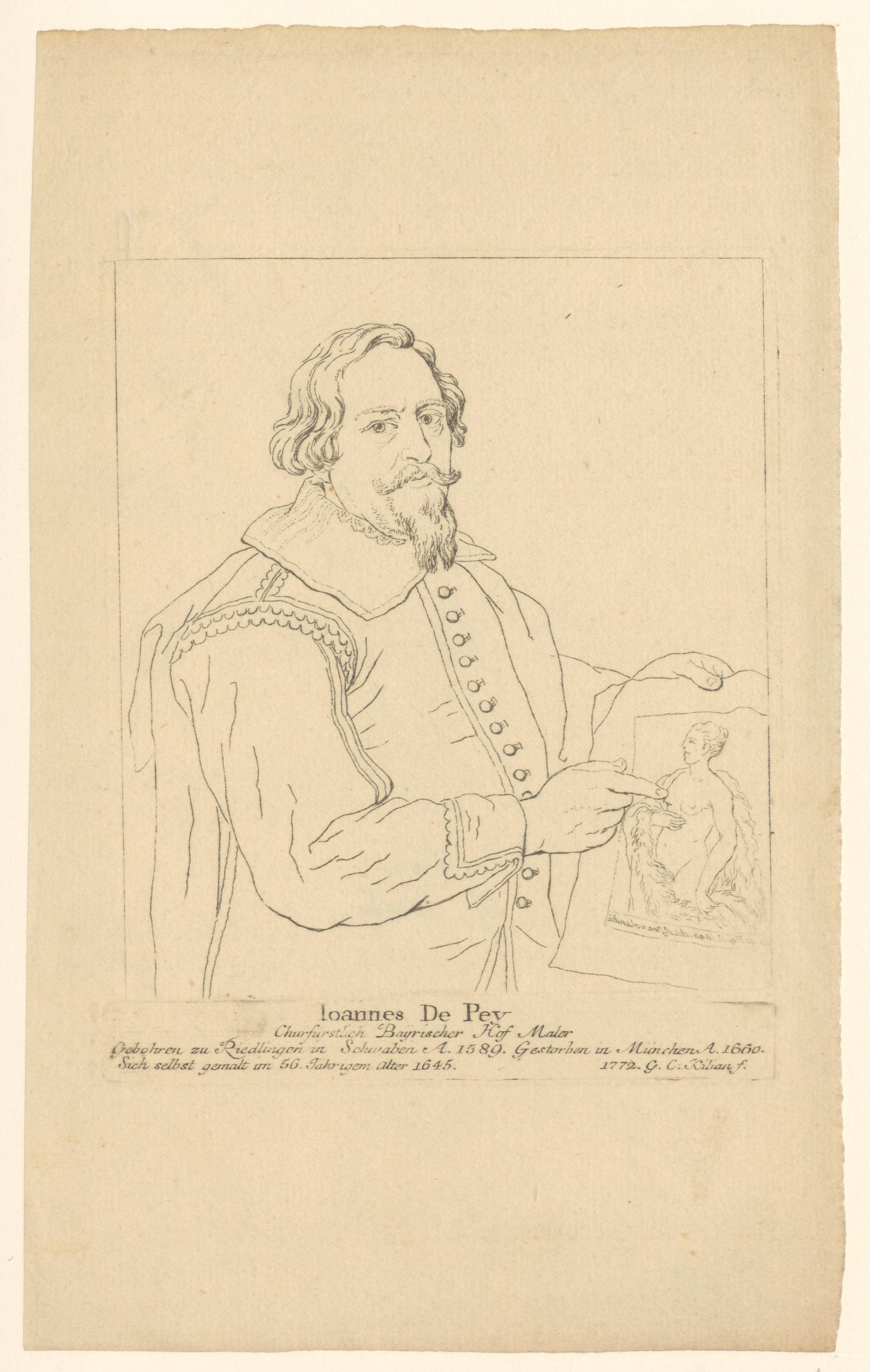 Portret van Johann de Pay